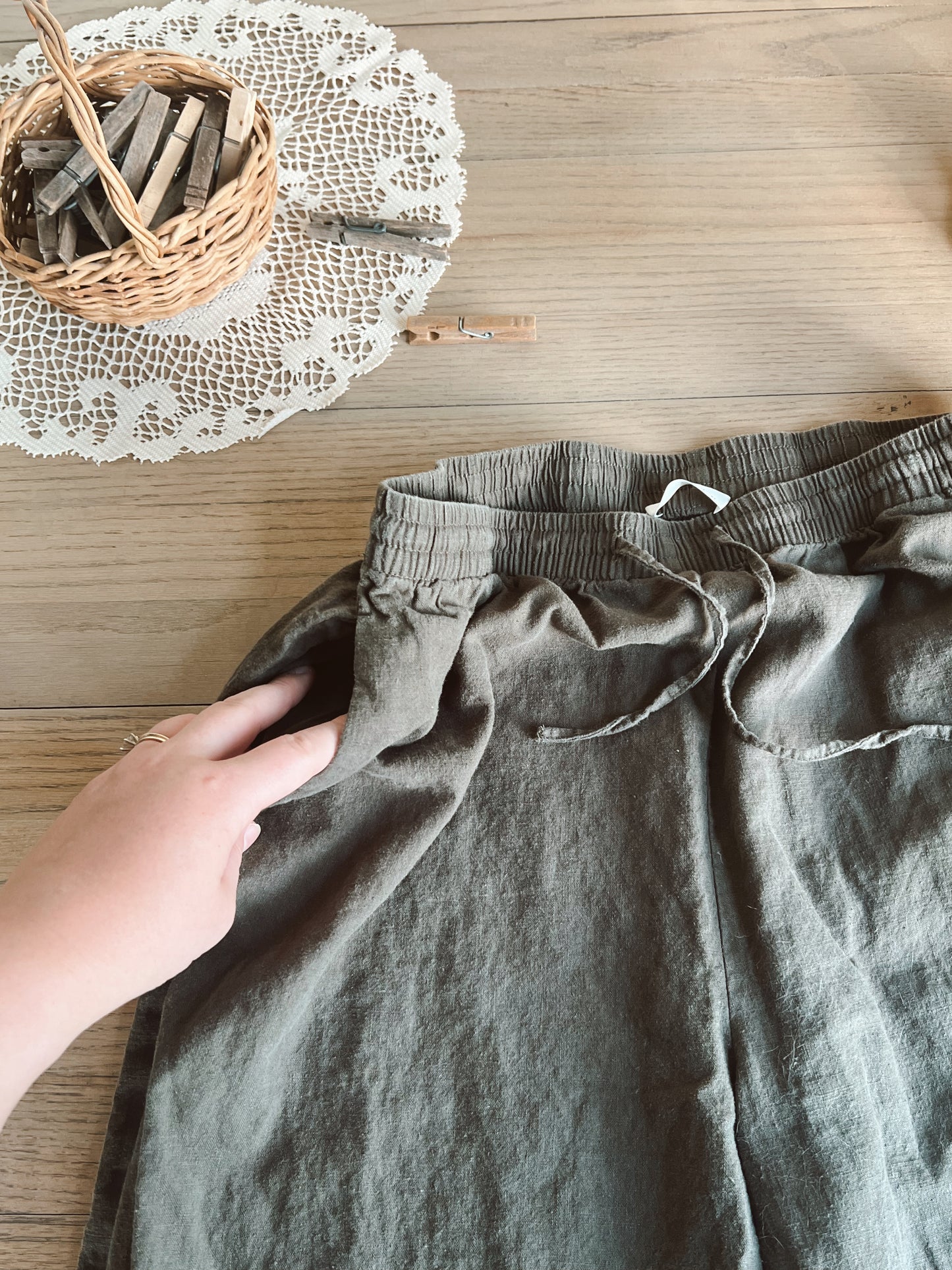 Olive Green Neuflora Pants (XL)