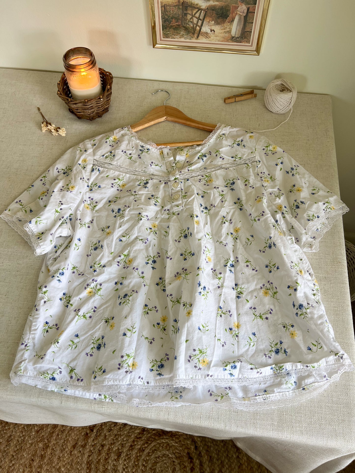 Handmade Dainty Blouse (XL)