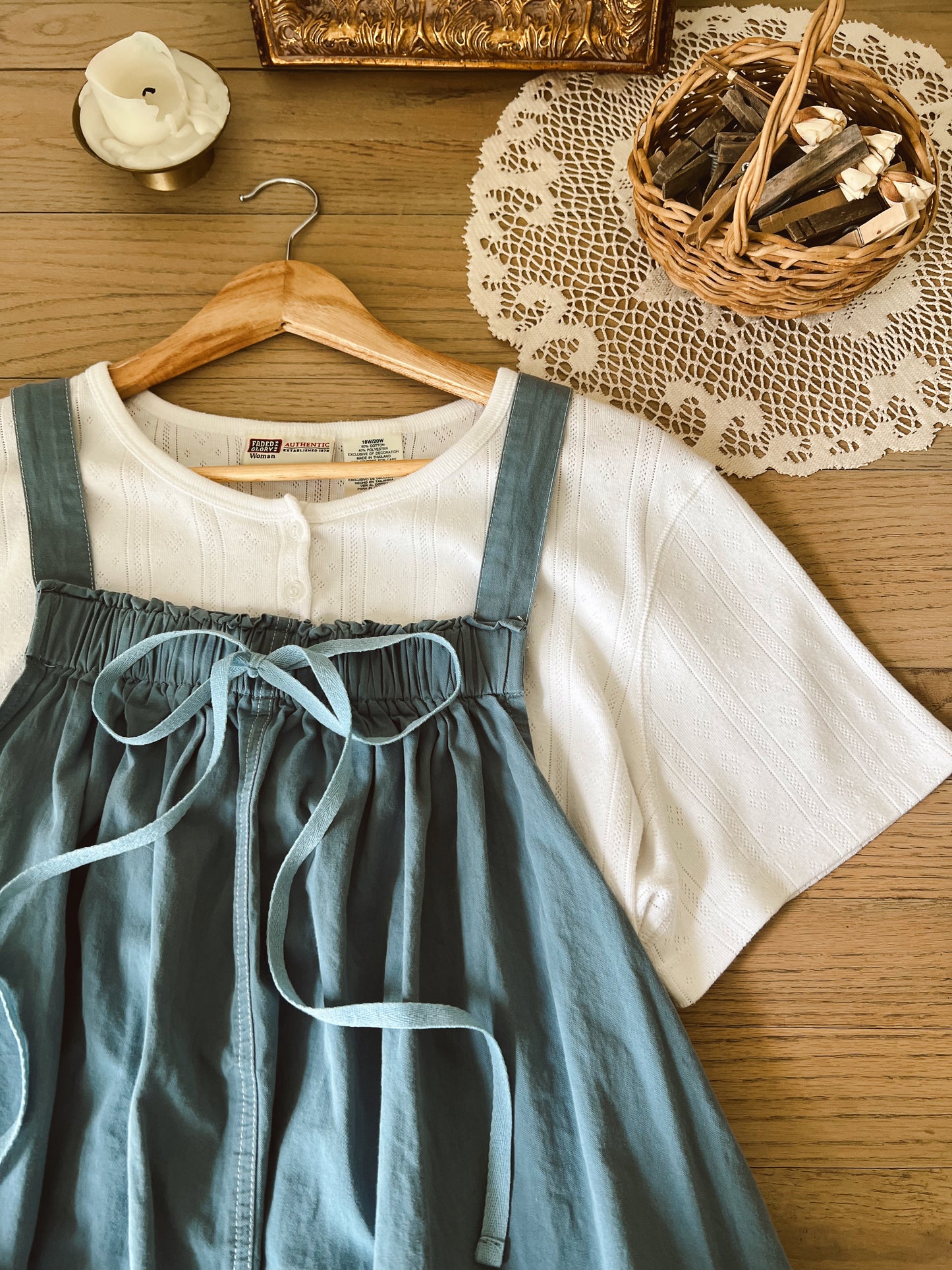 Adorable Dusty Blue Dress (L)