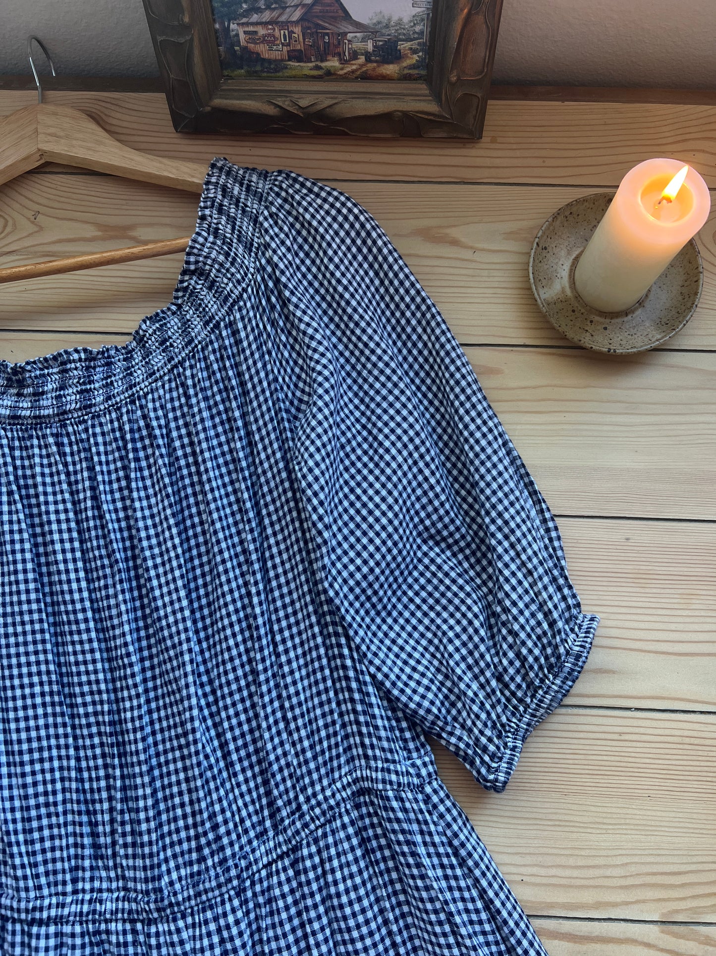 Gingham Dress (L)