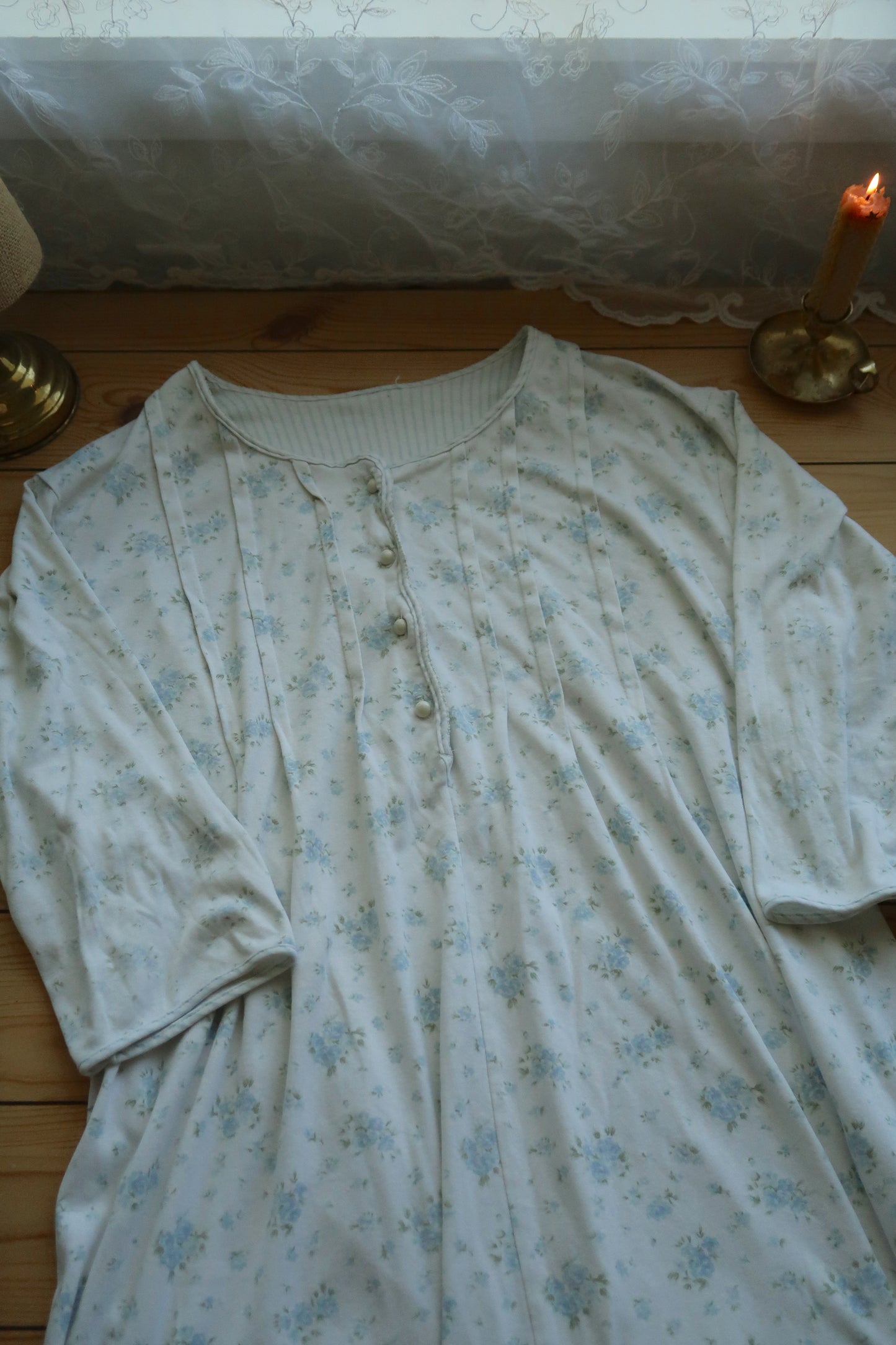 Vintage Floral Nightgown (2x/3x)
