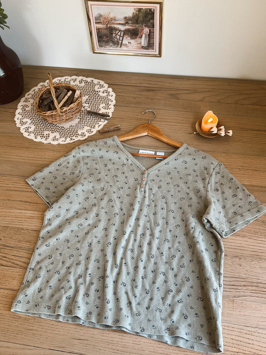 Dainty Floral Blouse (L)