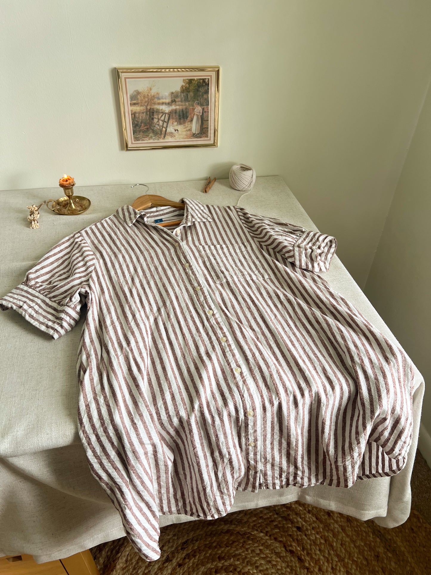 Linen Blend Dress (XL)