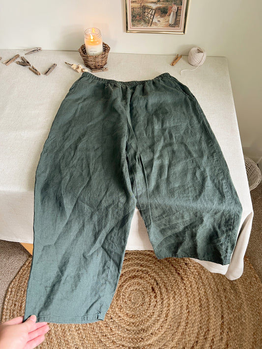 Flax Linen Pants (M/L)