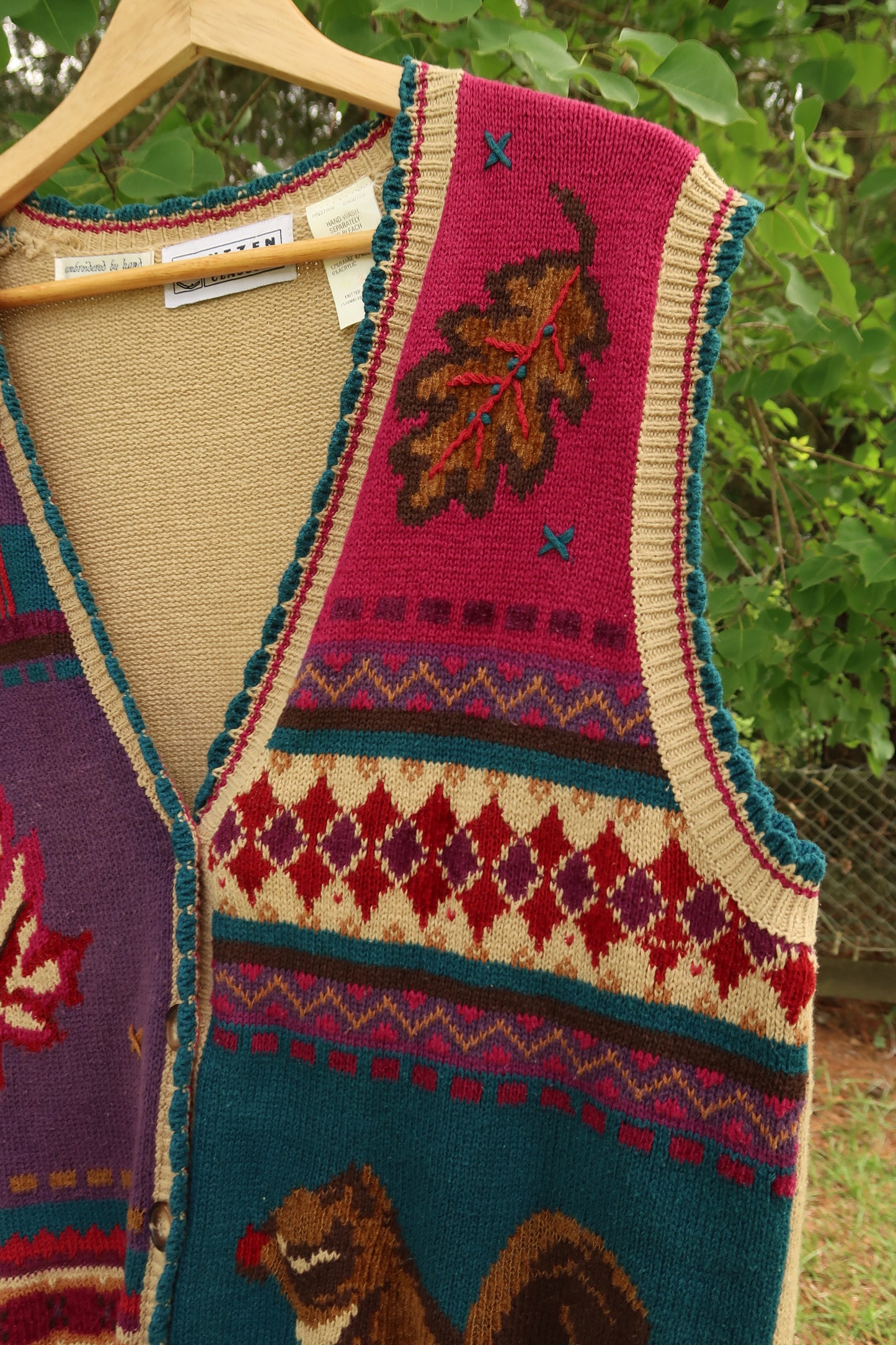 Vintage Autumn Vest (L)