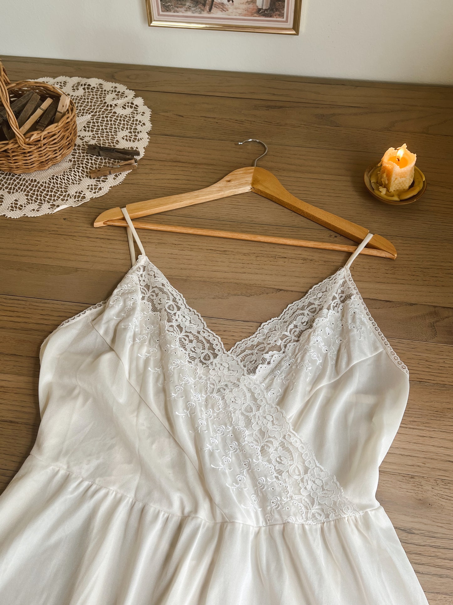 Bridal/Lace Nightgown (XL)