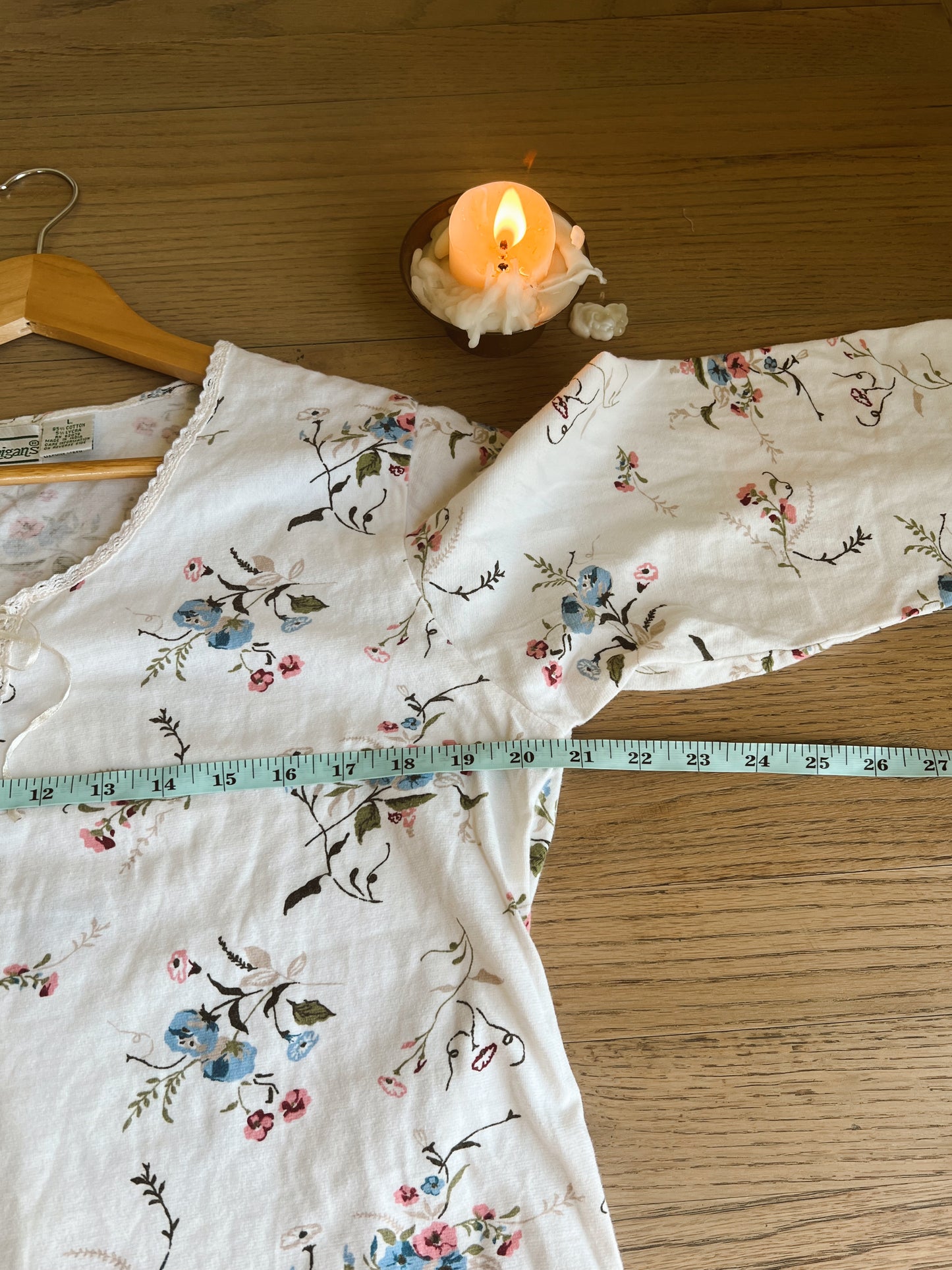Vintage Floral Blouse (L)