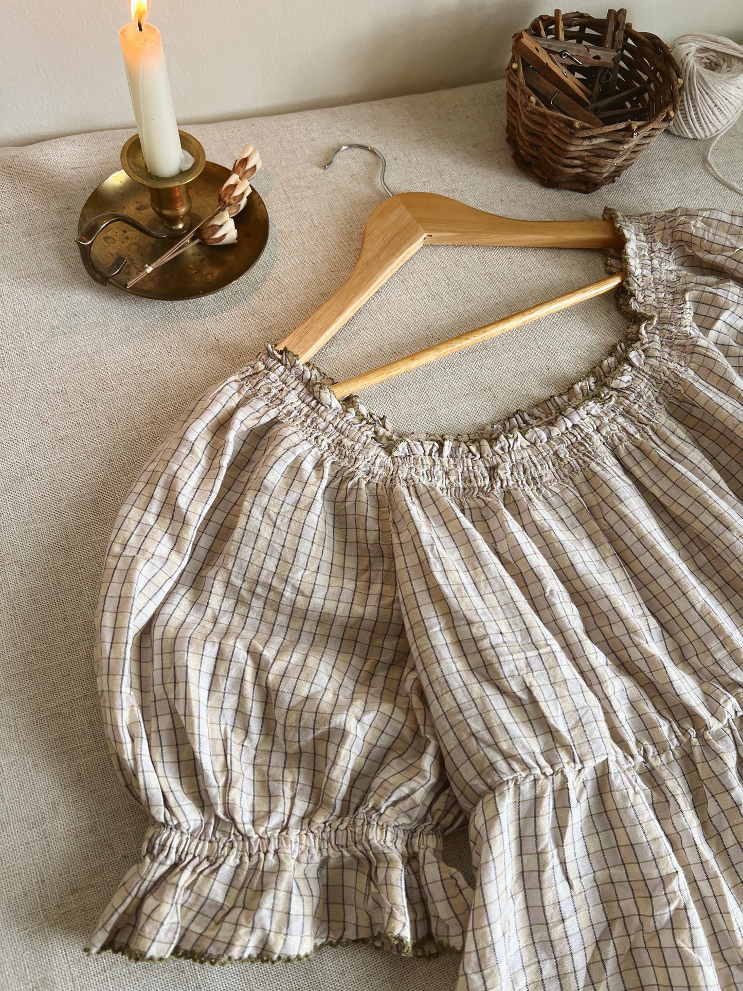 Puff Sleeve Blouse (XL)