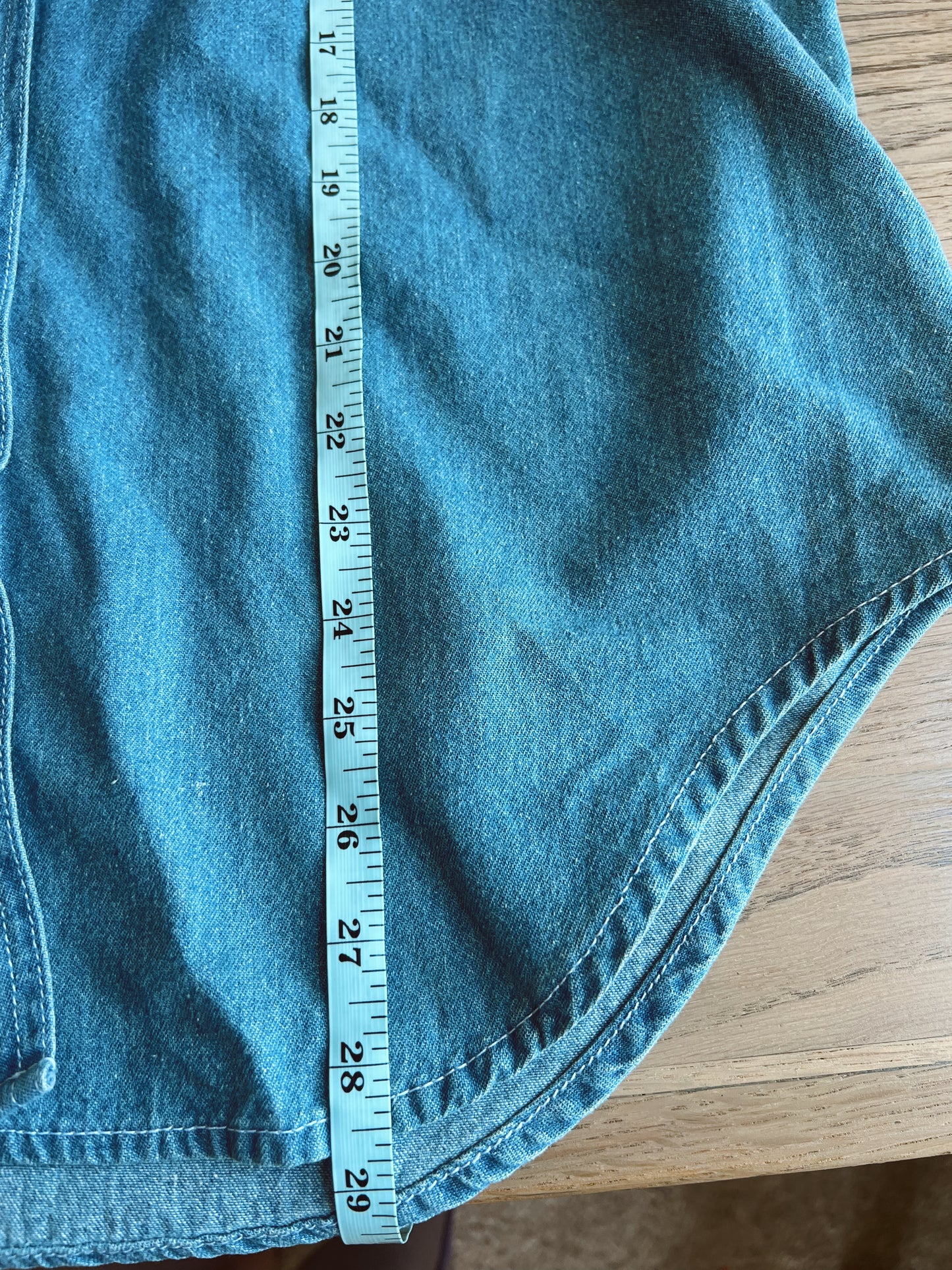 Precious Noah’s Ark Denim Button Up (M)