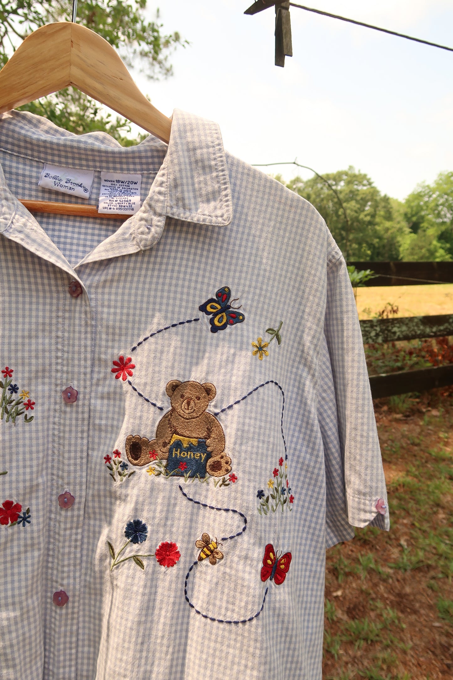 Vintage Embroidered Blouse (18/20W)