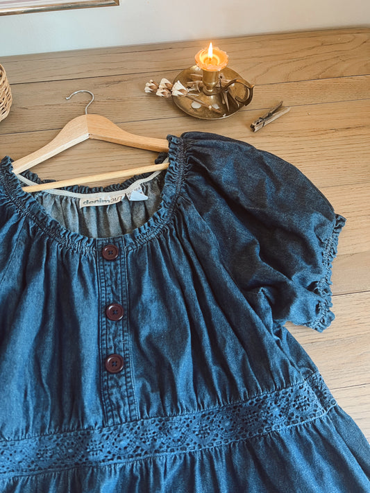 Adorable Denim Dress (XL)