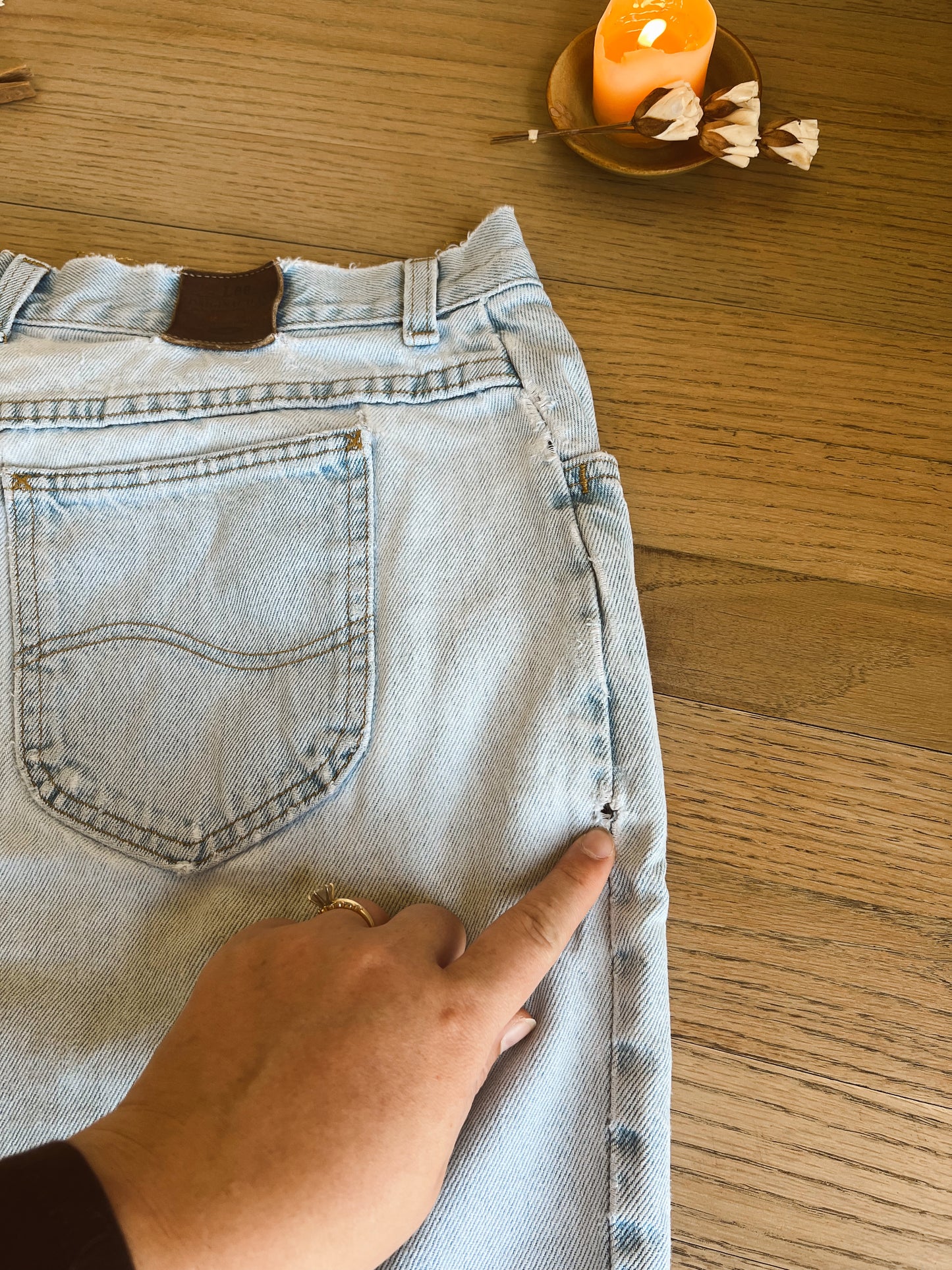 Lee Denim Shorts (36”W)