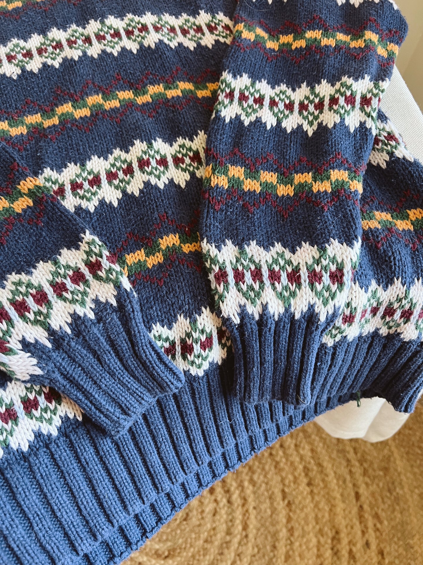 Vintage Grandpa Sweater (L)