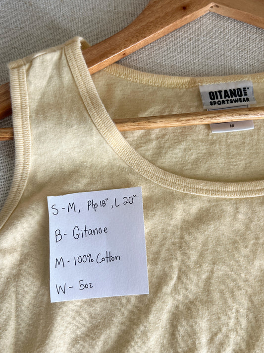 Butter Yellow Gitano Tank (M)