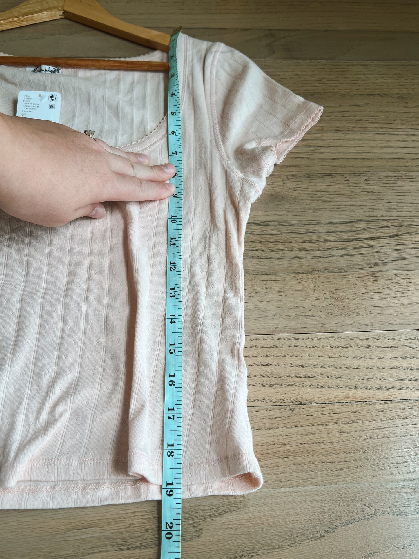 Free People Pointelle Tee(L)