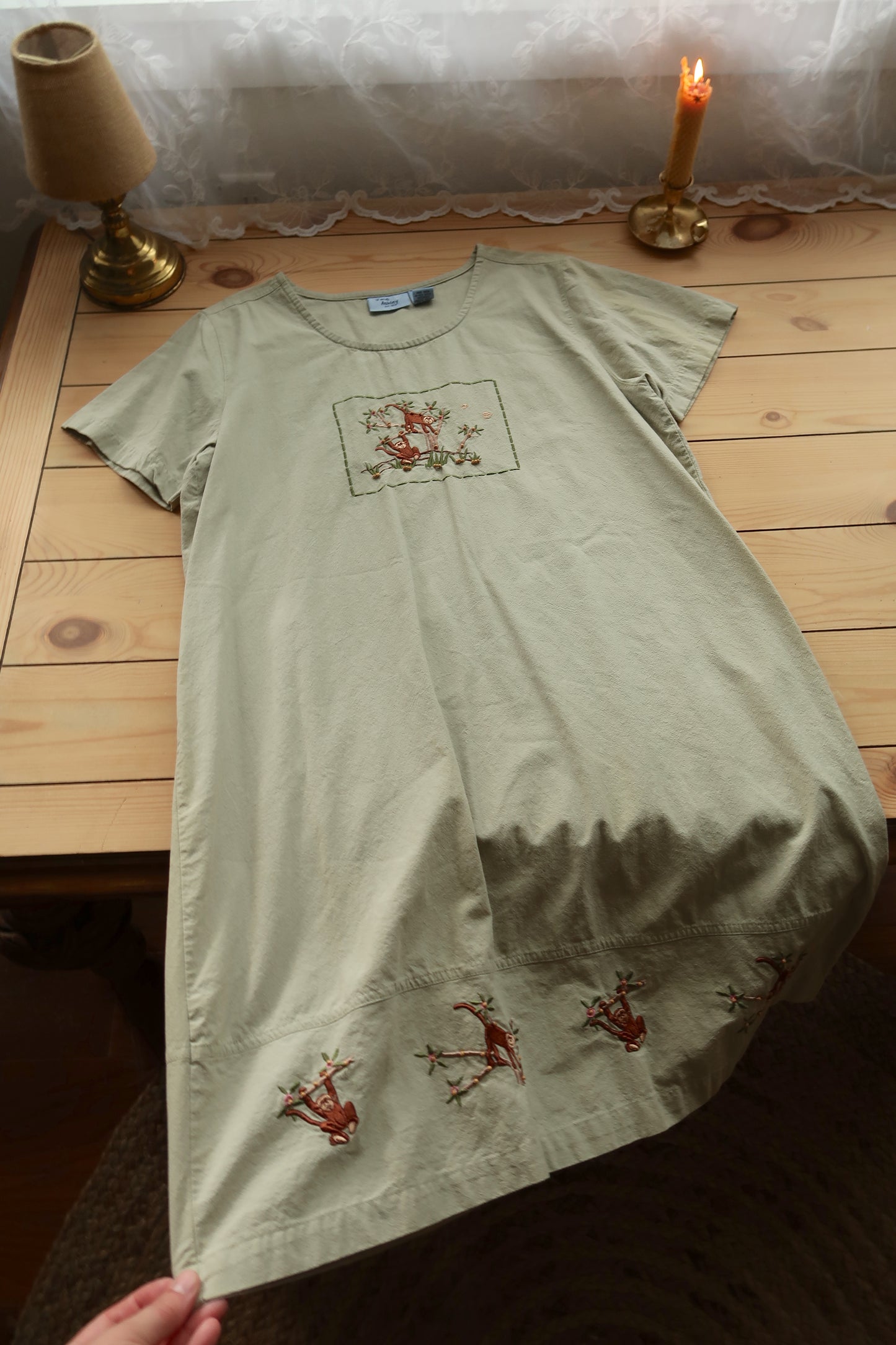 Vintage Monkey Dress (L)