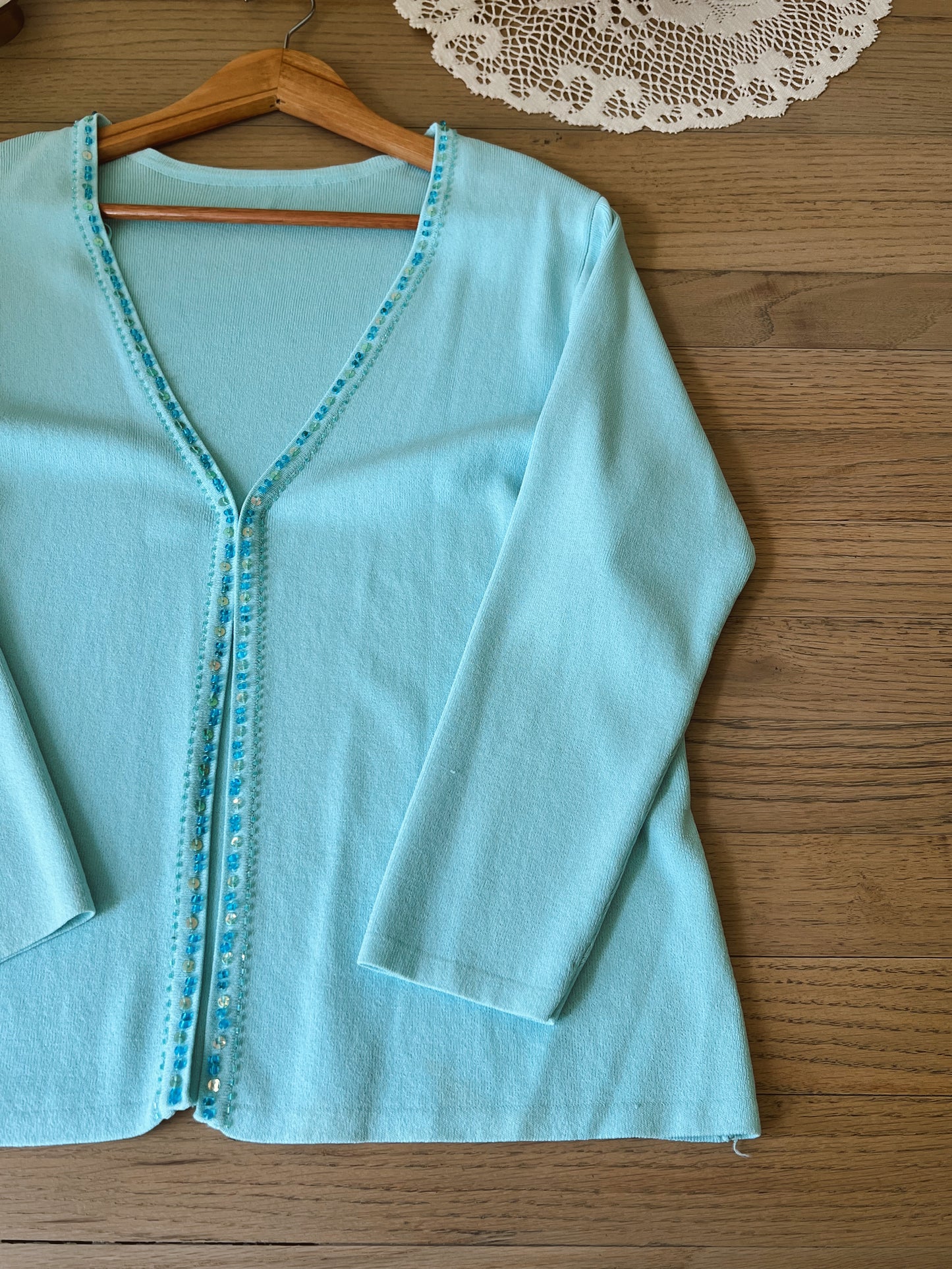 Precious Blue Cardigan (M)