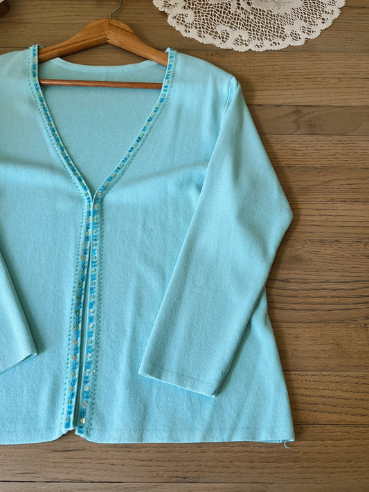 Precious Blue Cardigan (M)