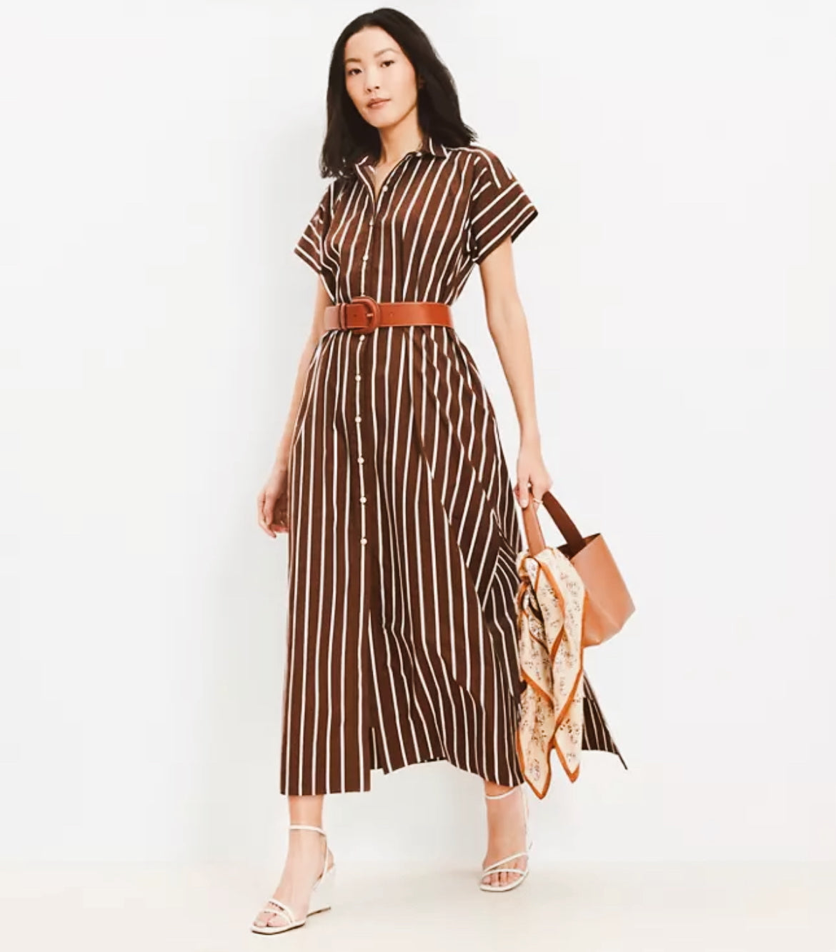Loft Poplin Maxi Dress (2)