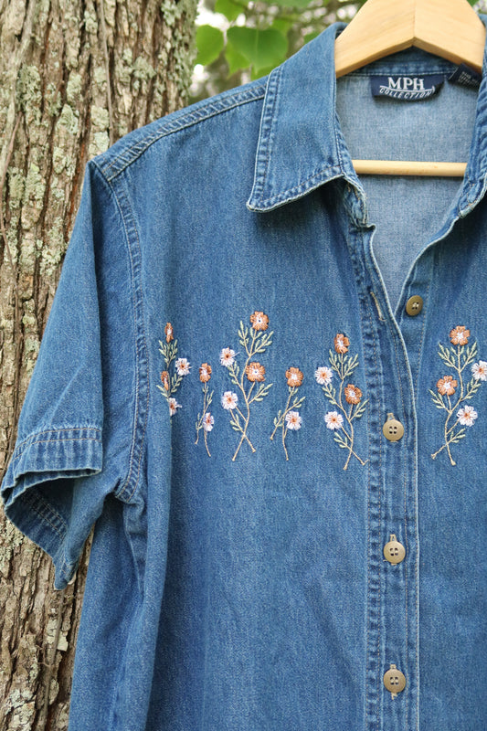 Vintage Button Up (L)