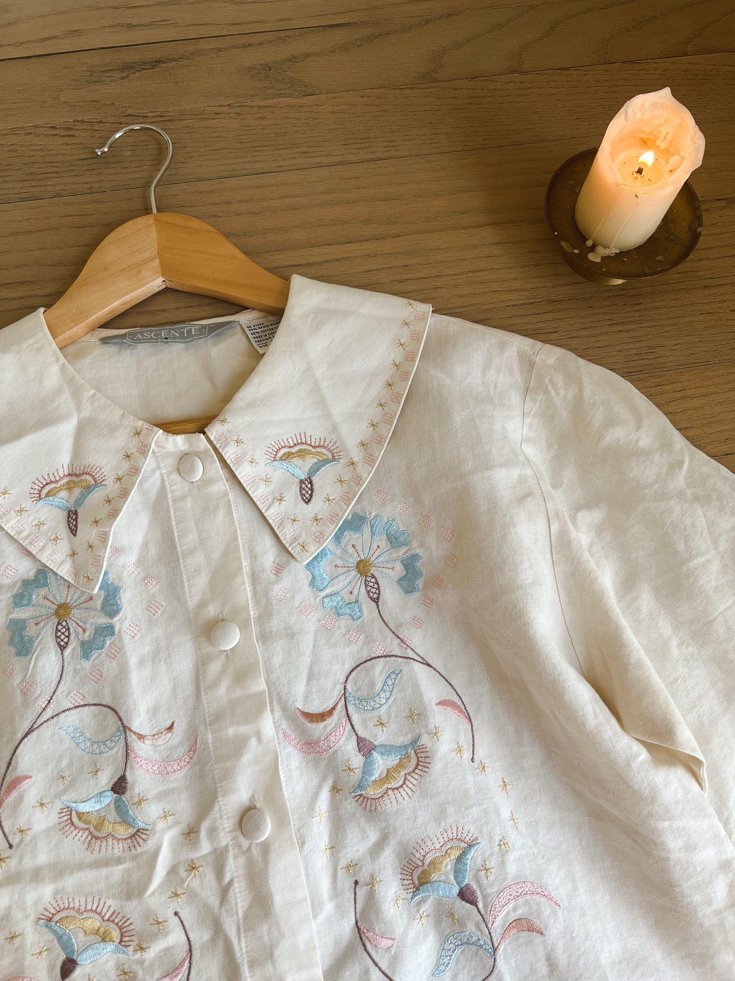 Gorgeous Collared Blouse (S)