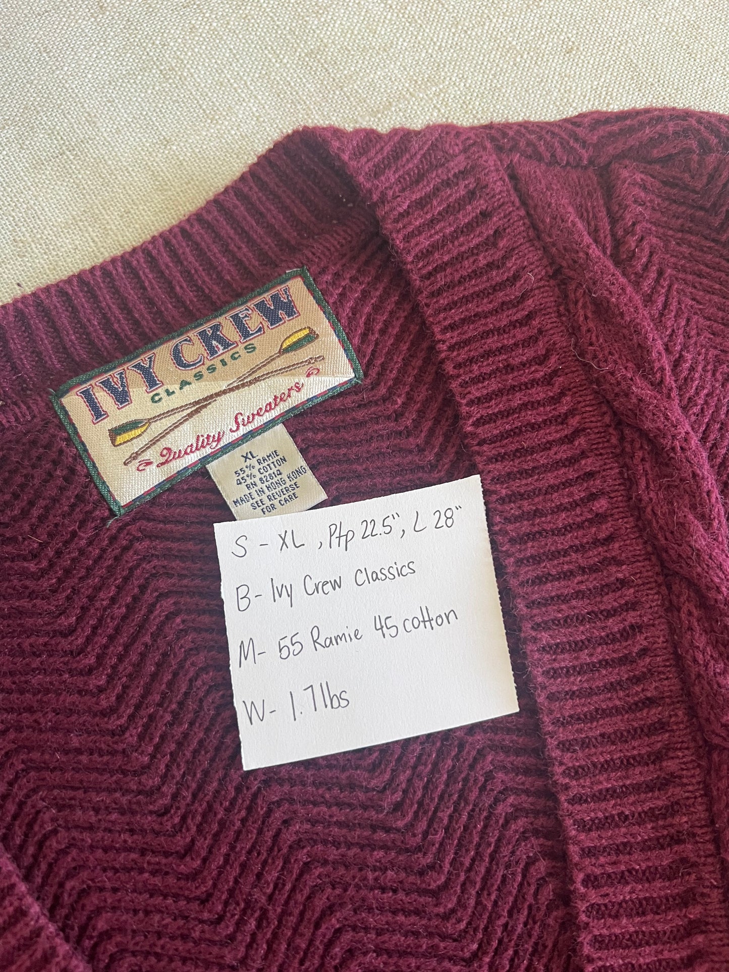 Vintage Sweater Vest (XL)