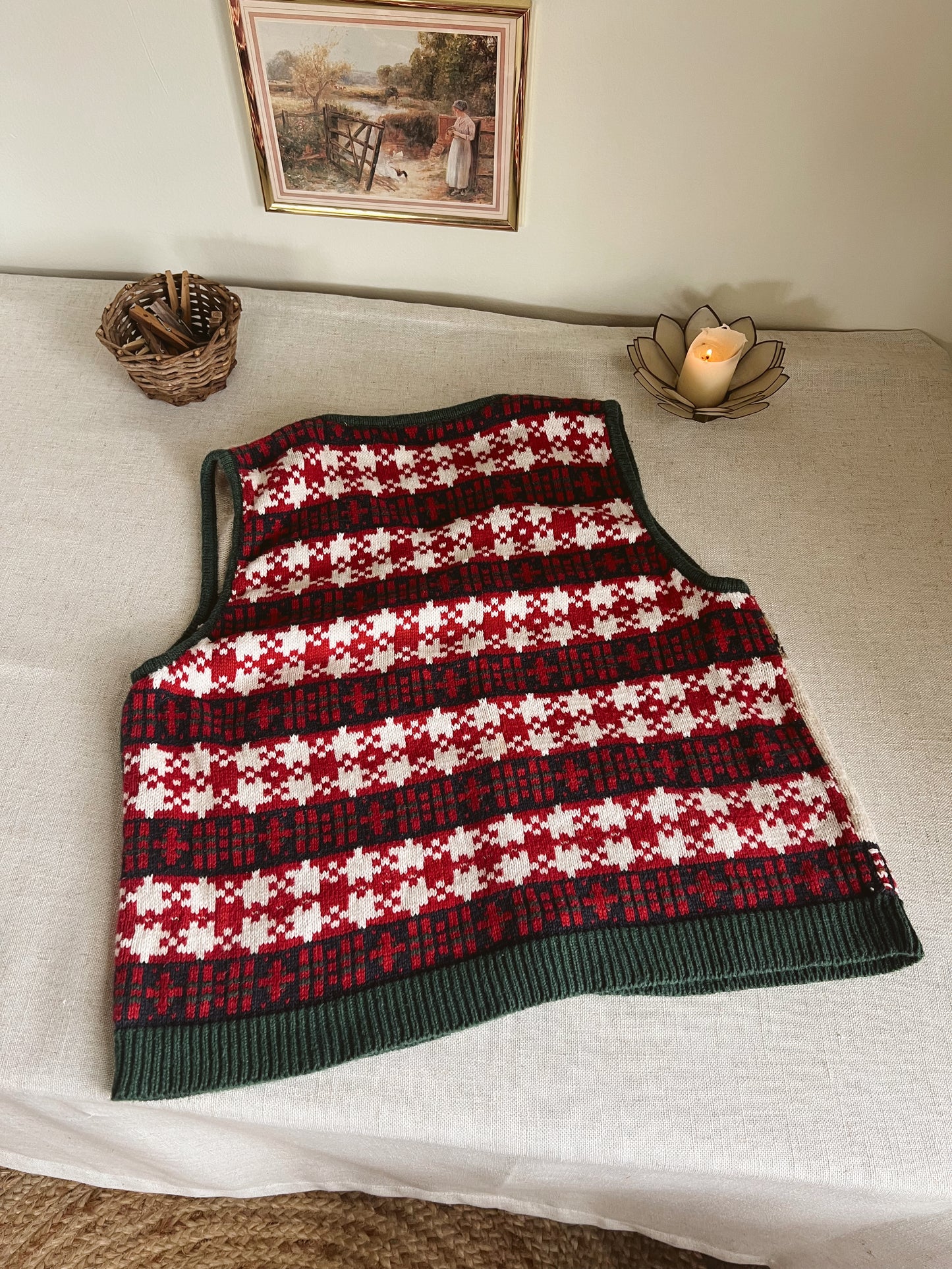 Vintage Christmas Sweater (L)