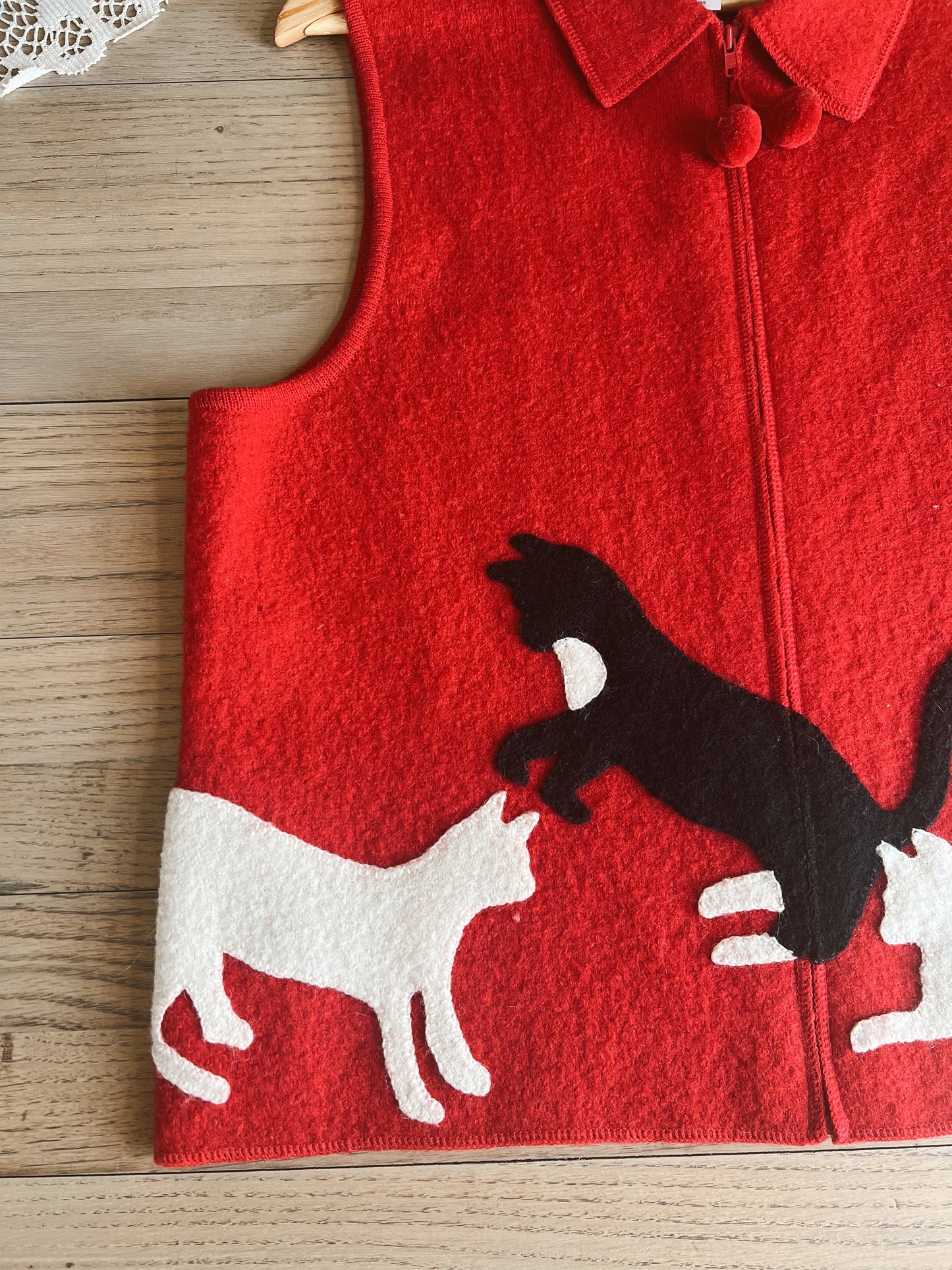 100% Wool Vest (L)
