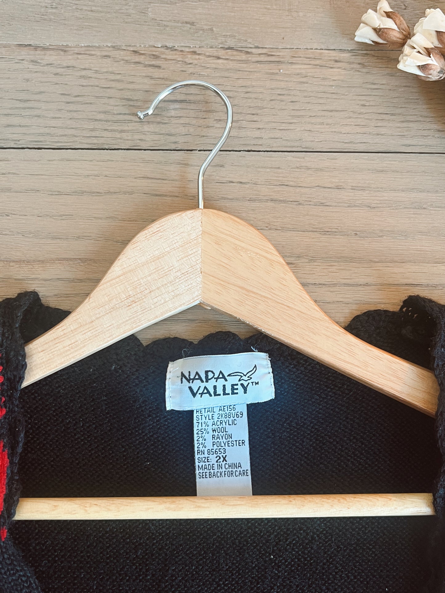 Vintage Valentine Sweater Vest (2X)