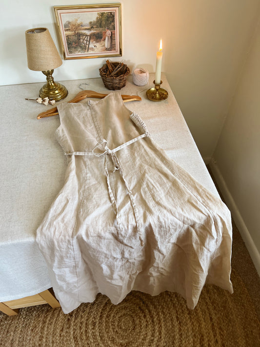 Vintage Linen Dress (4)