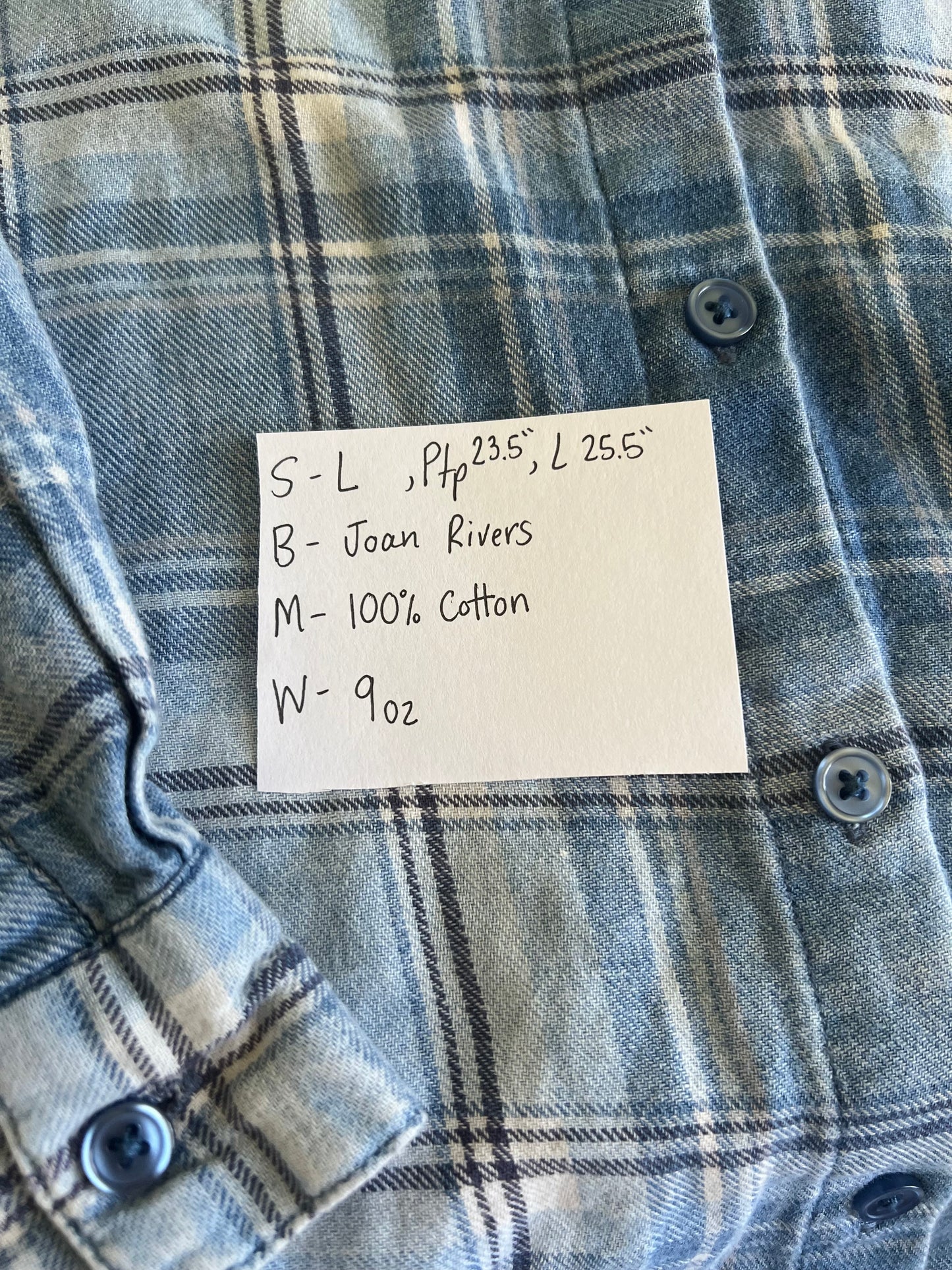 Blue Flannel (L)