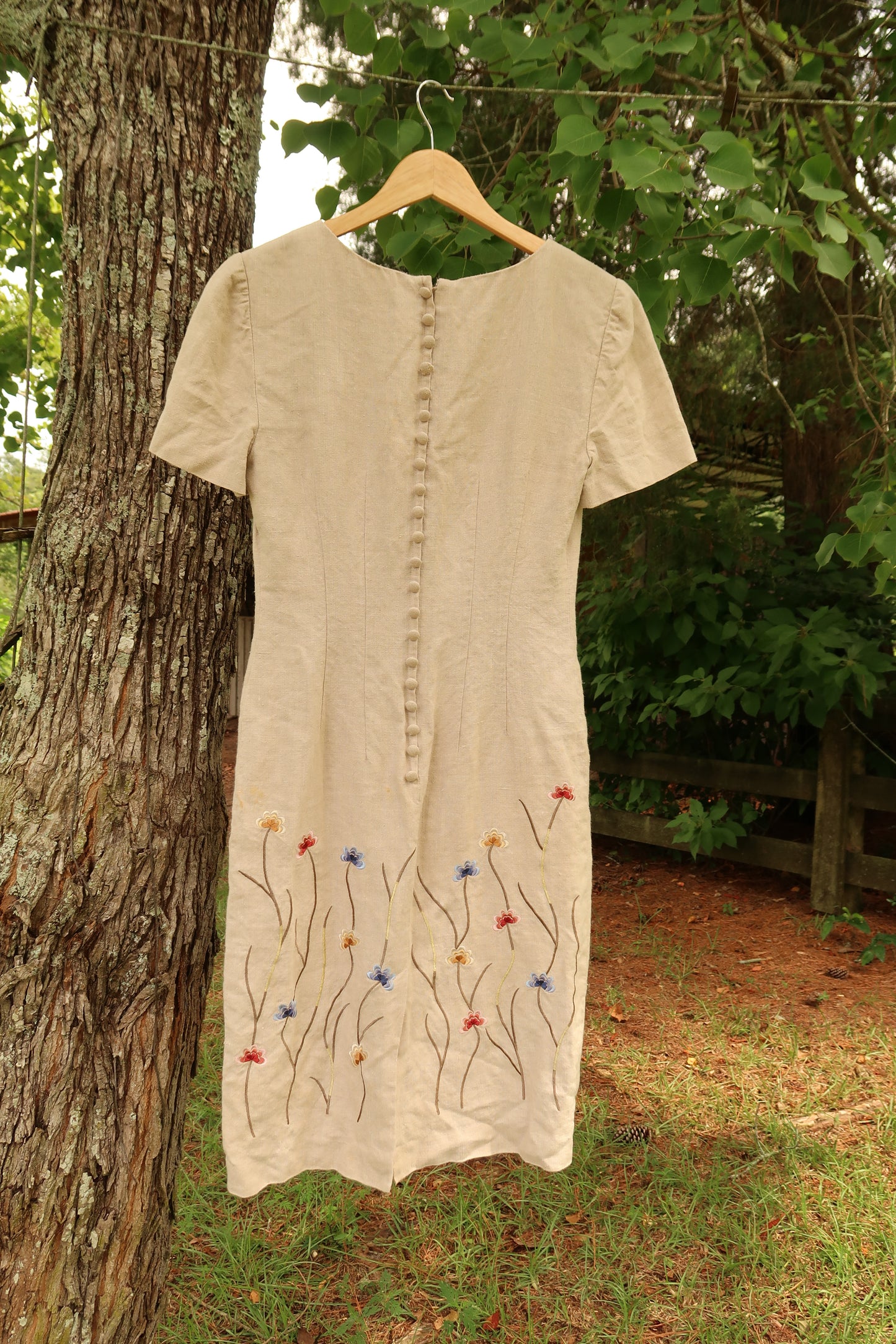 Vintage Linen Dress (4)
