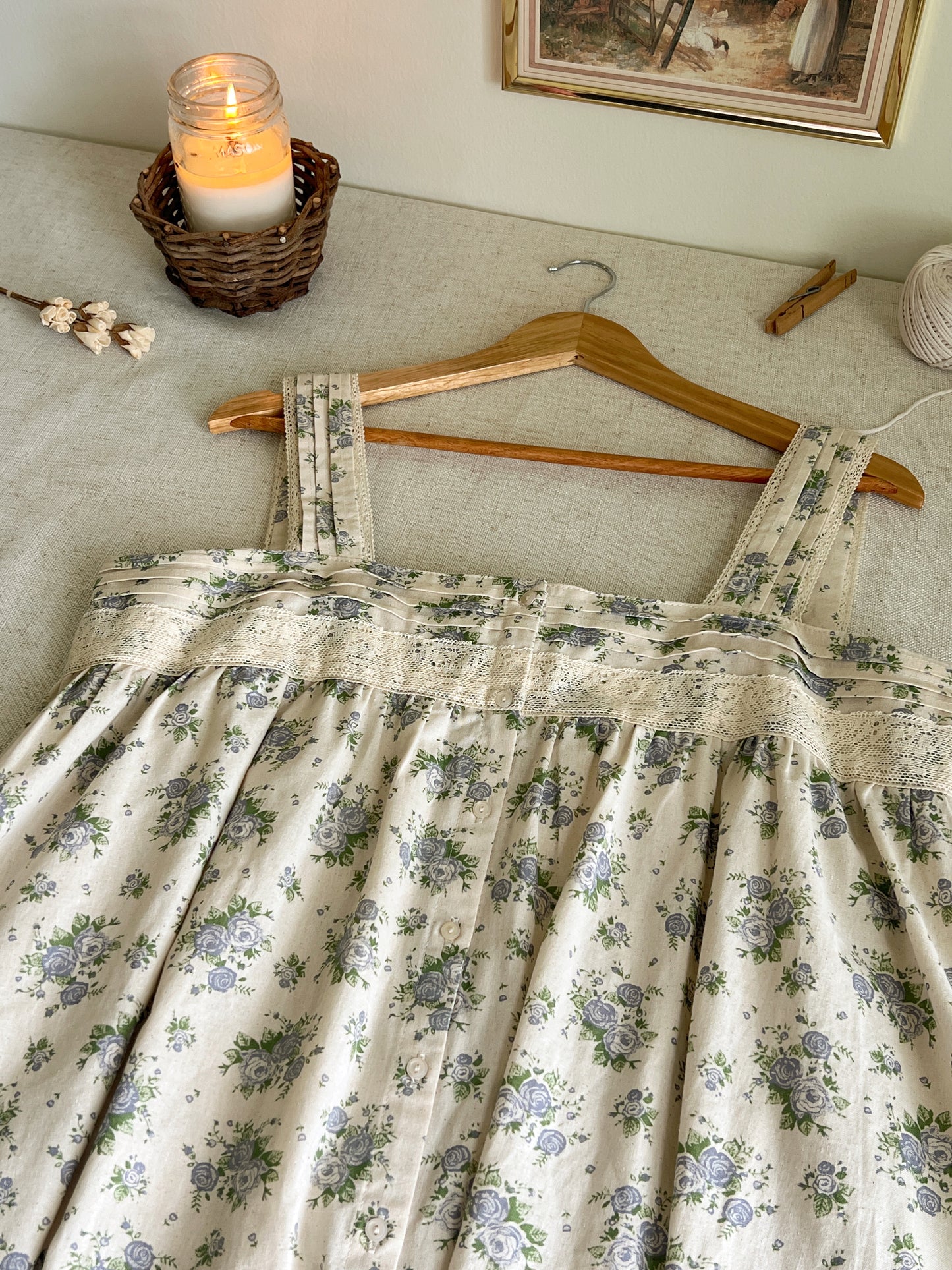 Beautiful Floral Maxi Dress (XL)