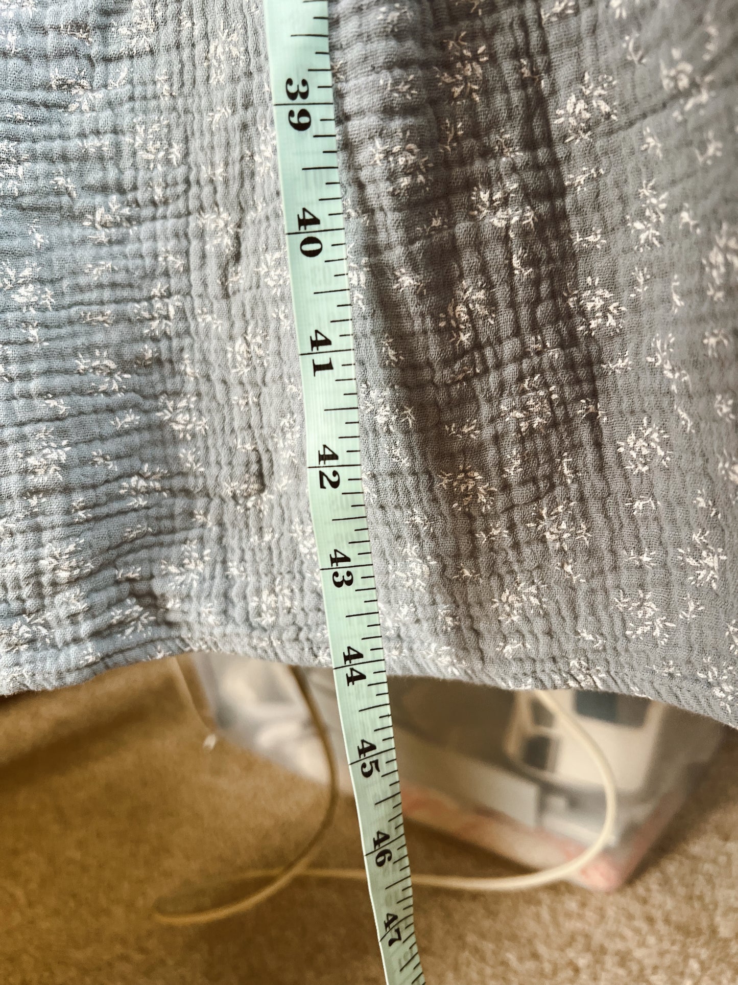 Dusty Blue Neuflora Dress (XL)