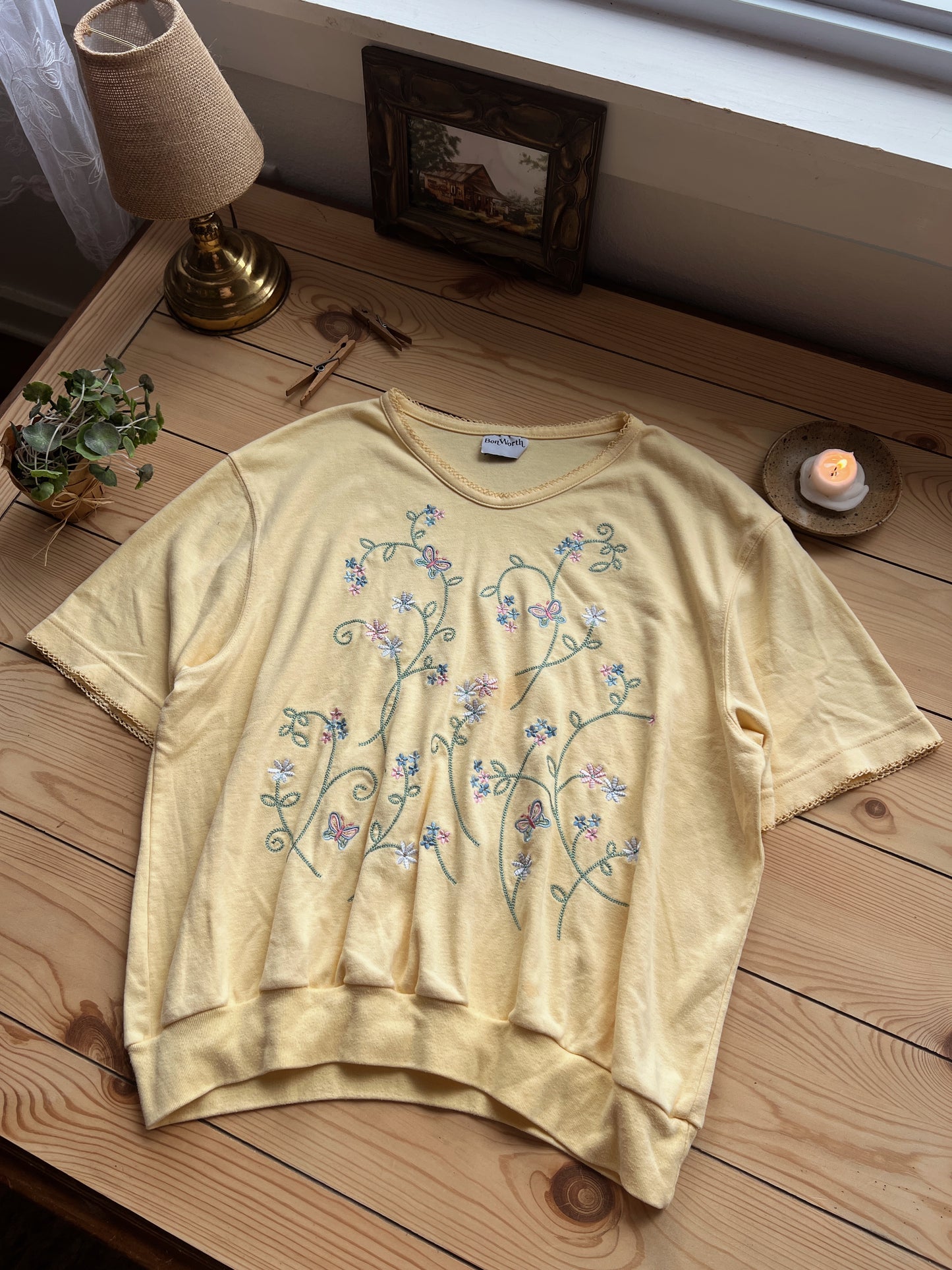 Floral Blouse (L/XL)