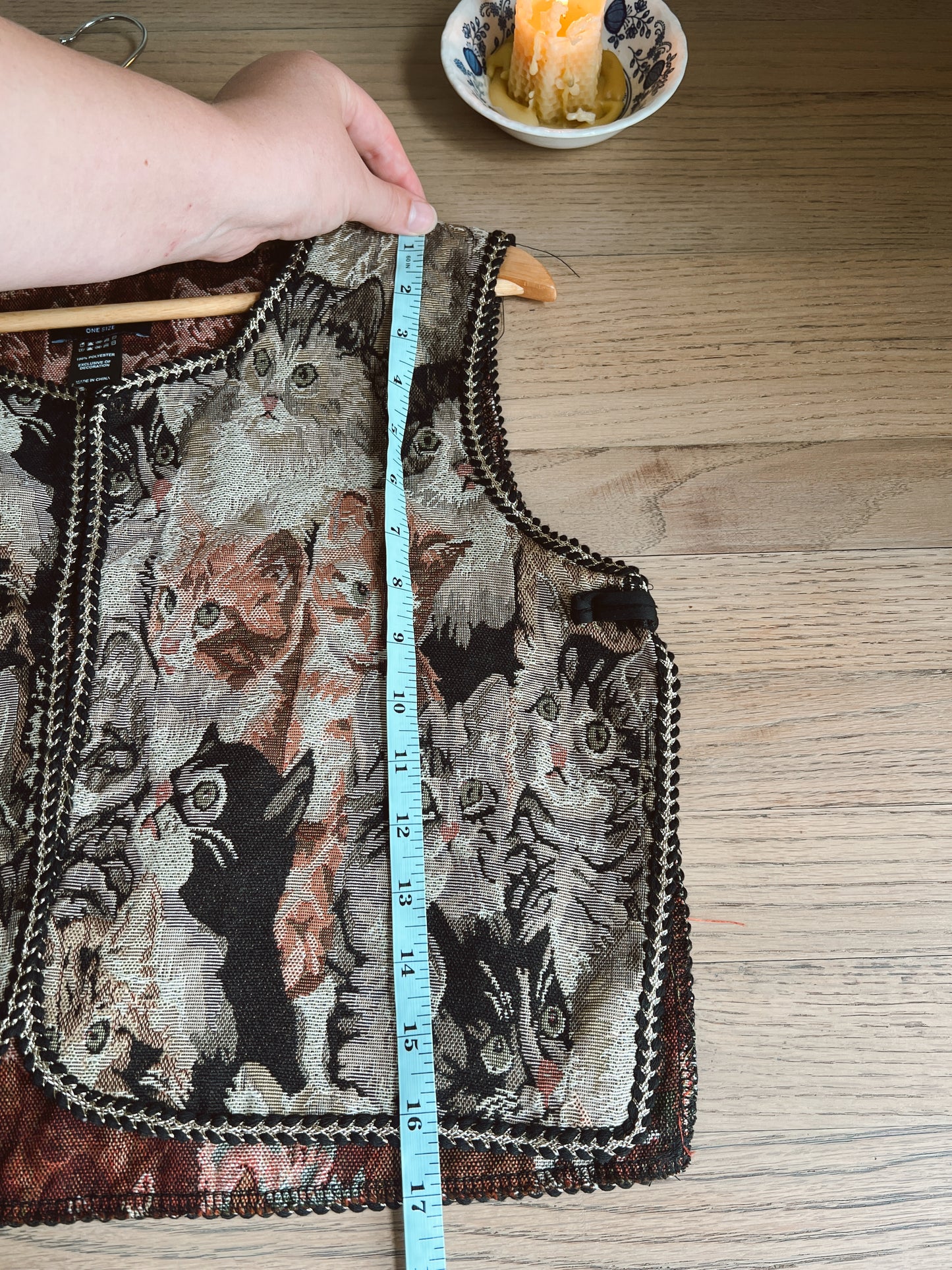 Cat Tapestry Vest (XS-L)