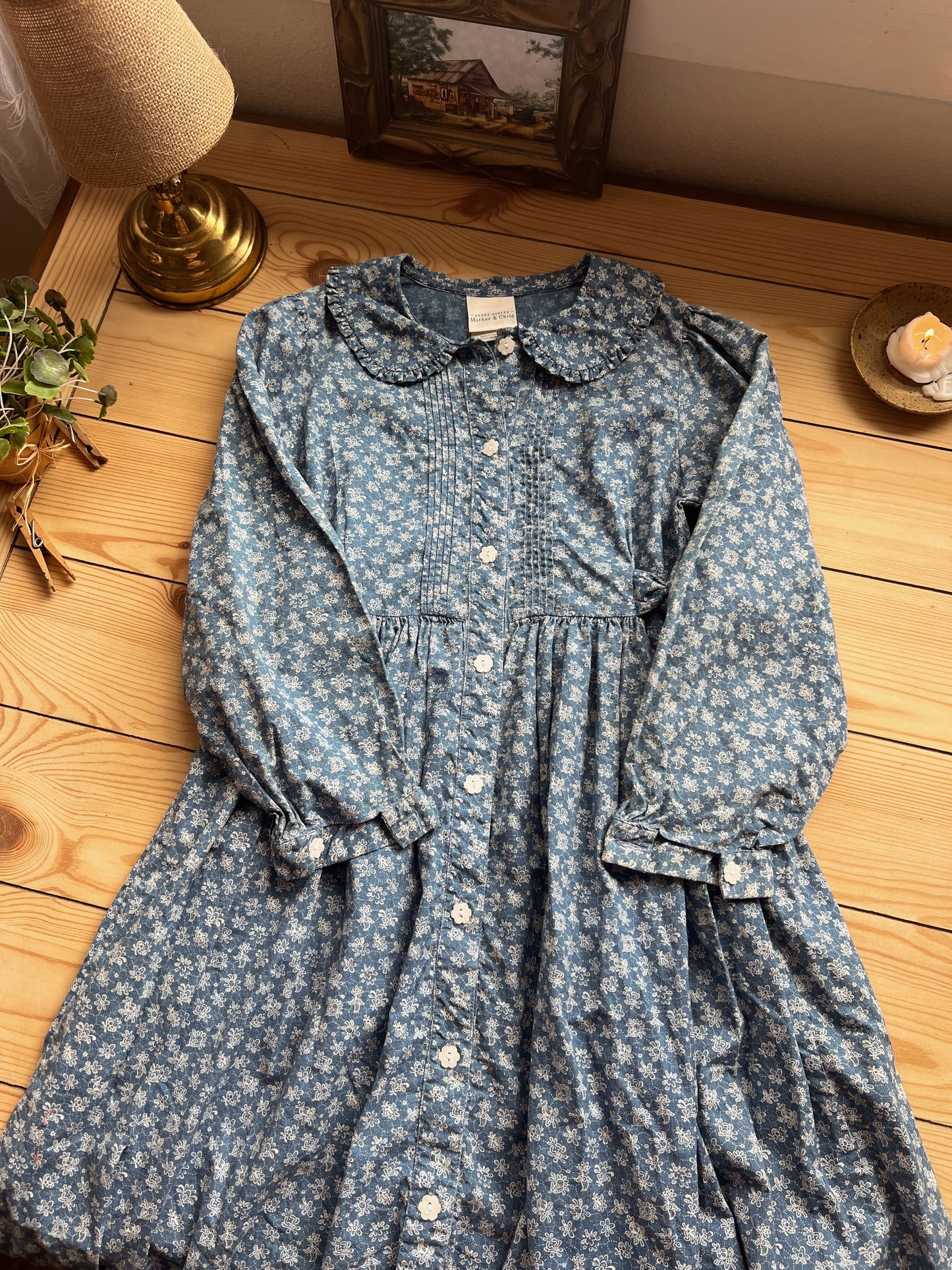 Floral Little Girls Dress (L)