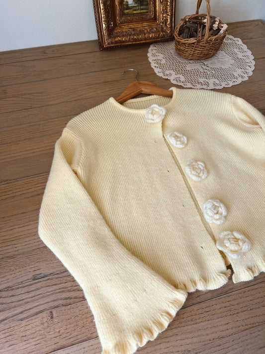 Butter Yellow Cardigan (XL)
