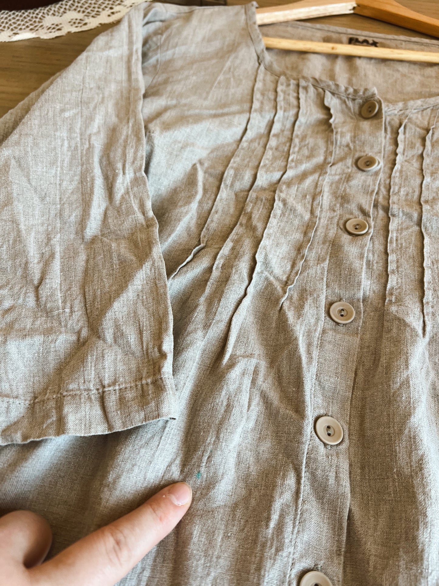 Flax Linen Dress (S)