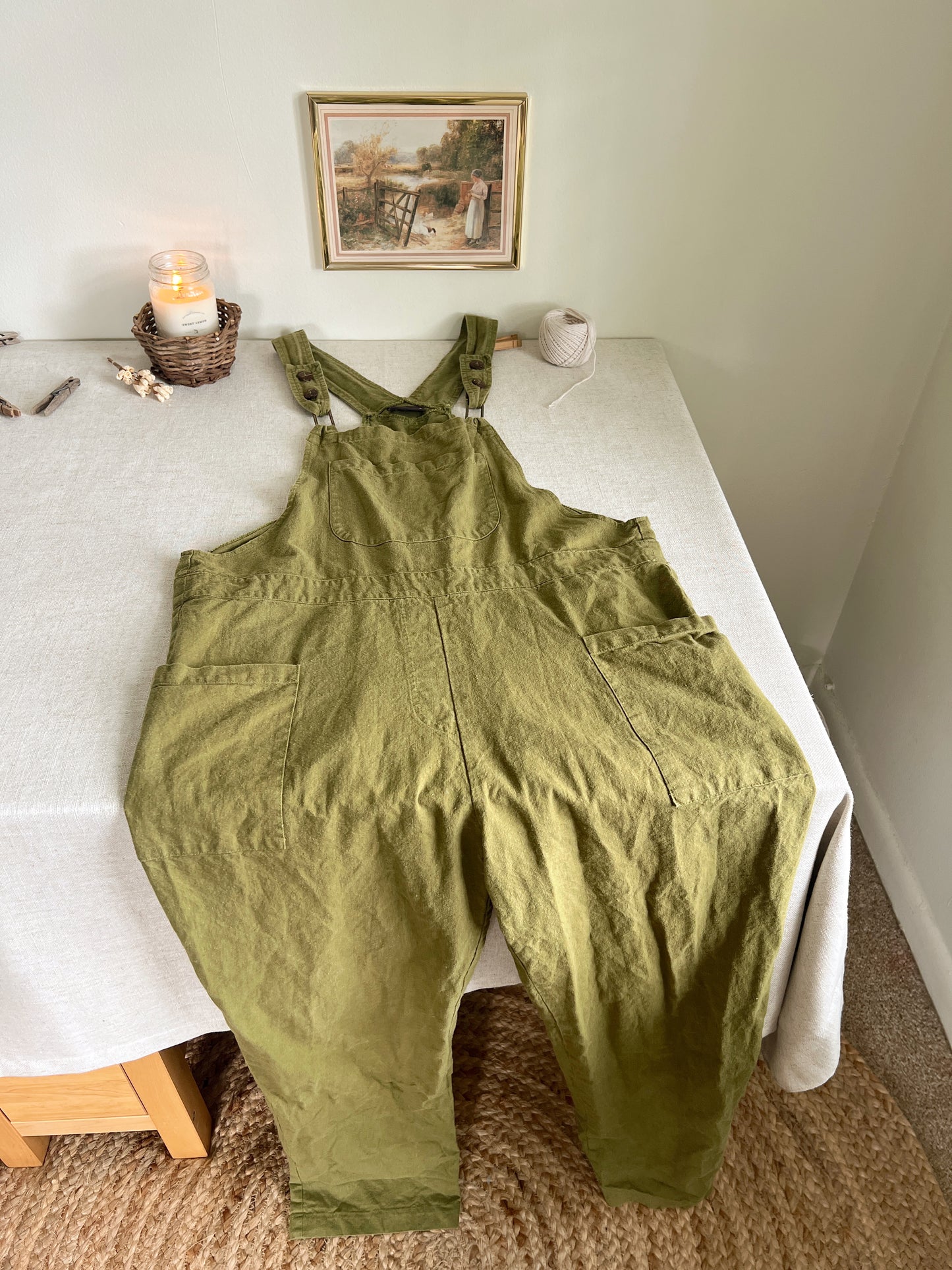 Linen/Cotton Romper (M)