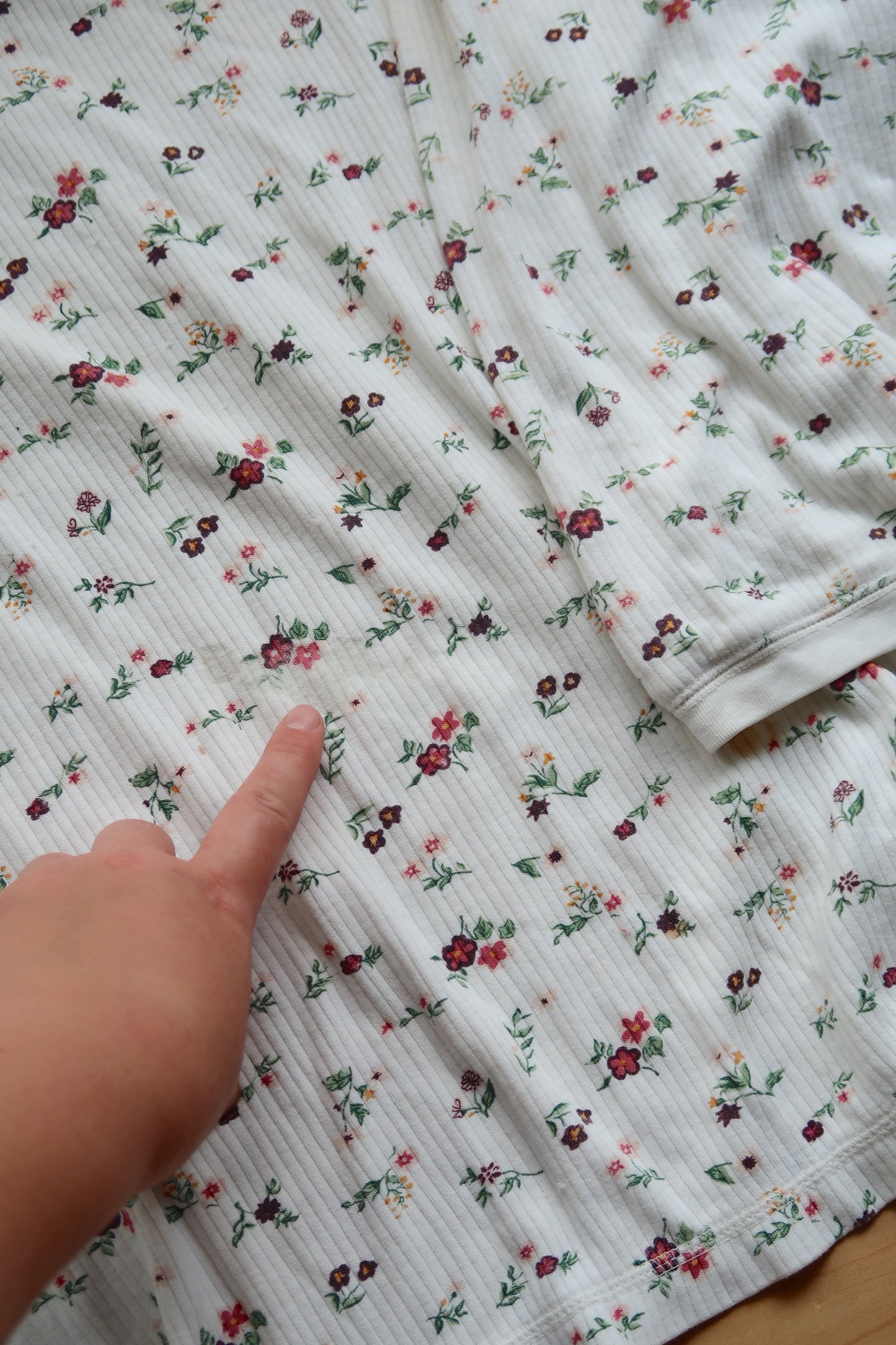 Vtg Floral Blouse (XXL)