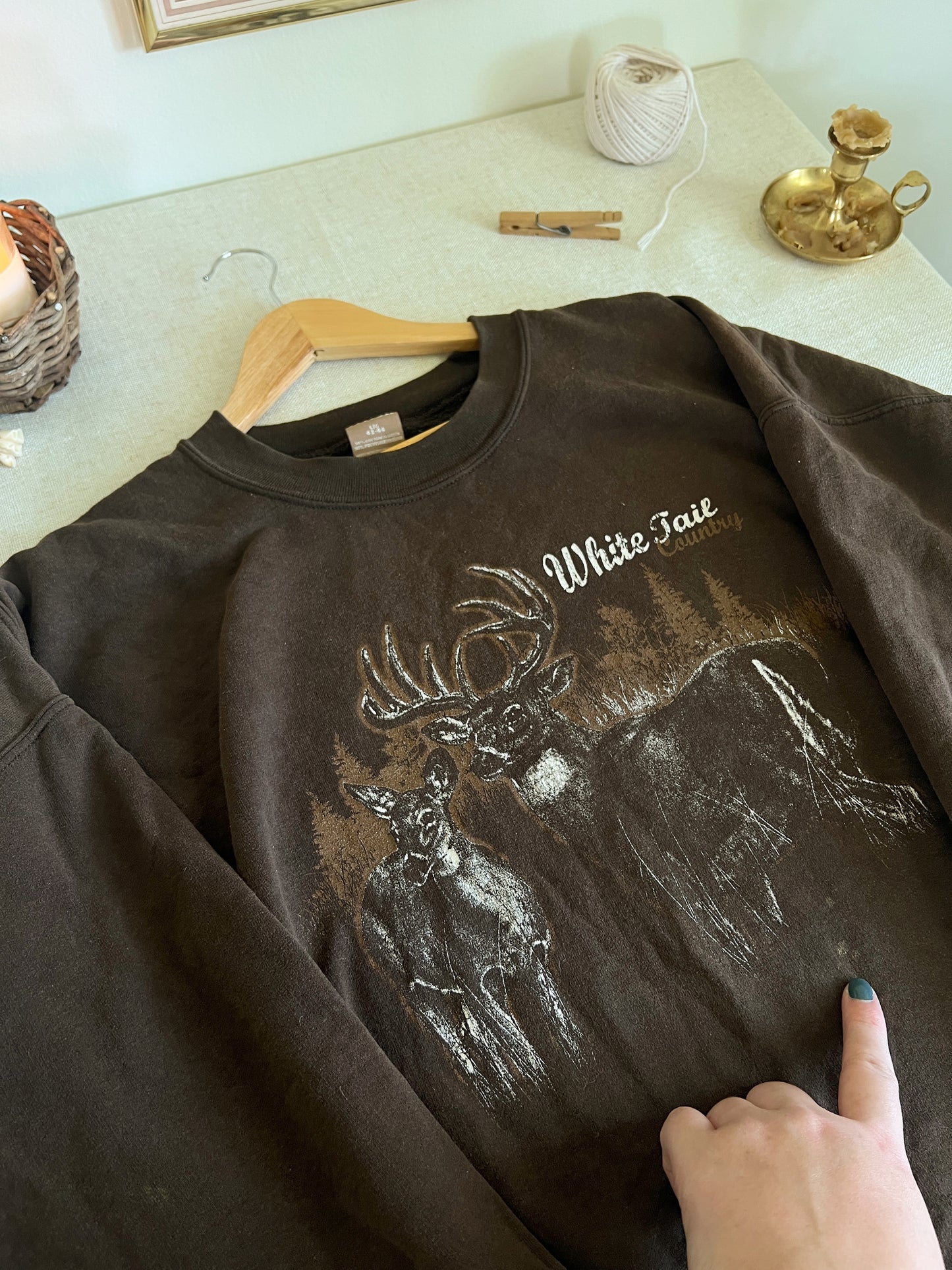 White Tail Deer Crew (XXL)