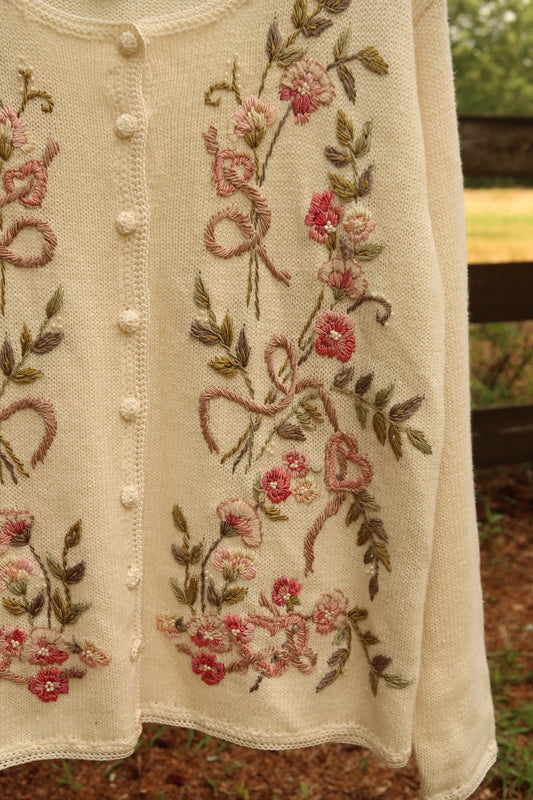 Precious Vintage Knit Cardigan (XS-M)