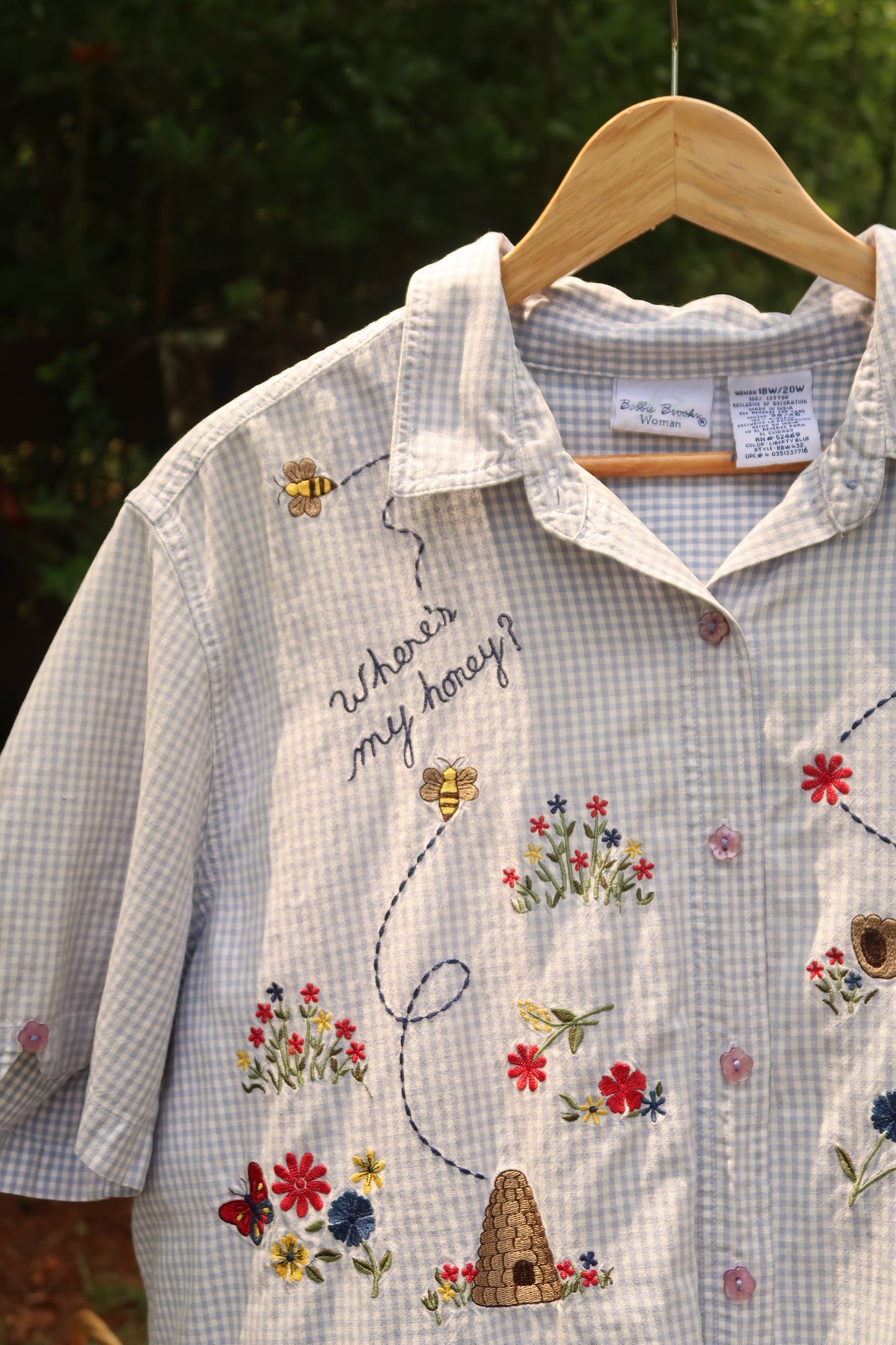 Vintage Embroidered Blouse (18/20W)