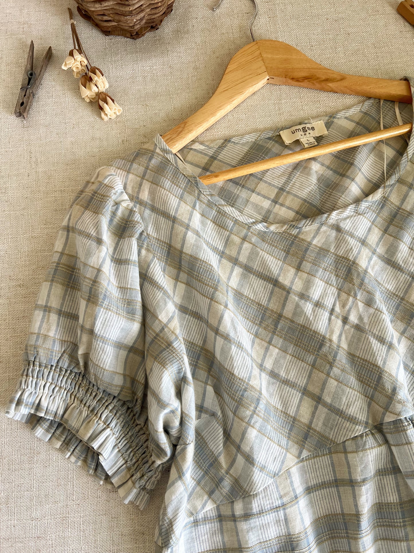 Dainty Cotton Blouse (L)