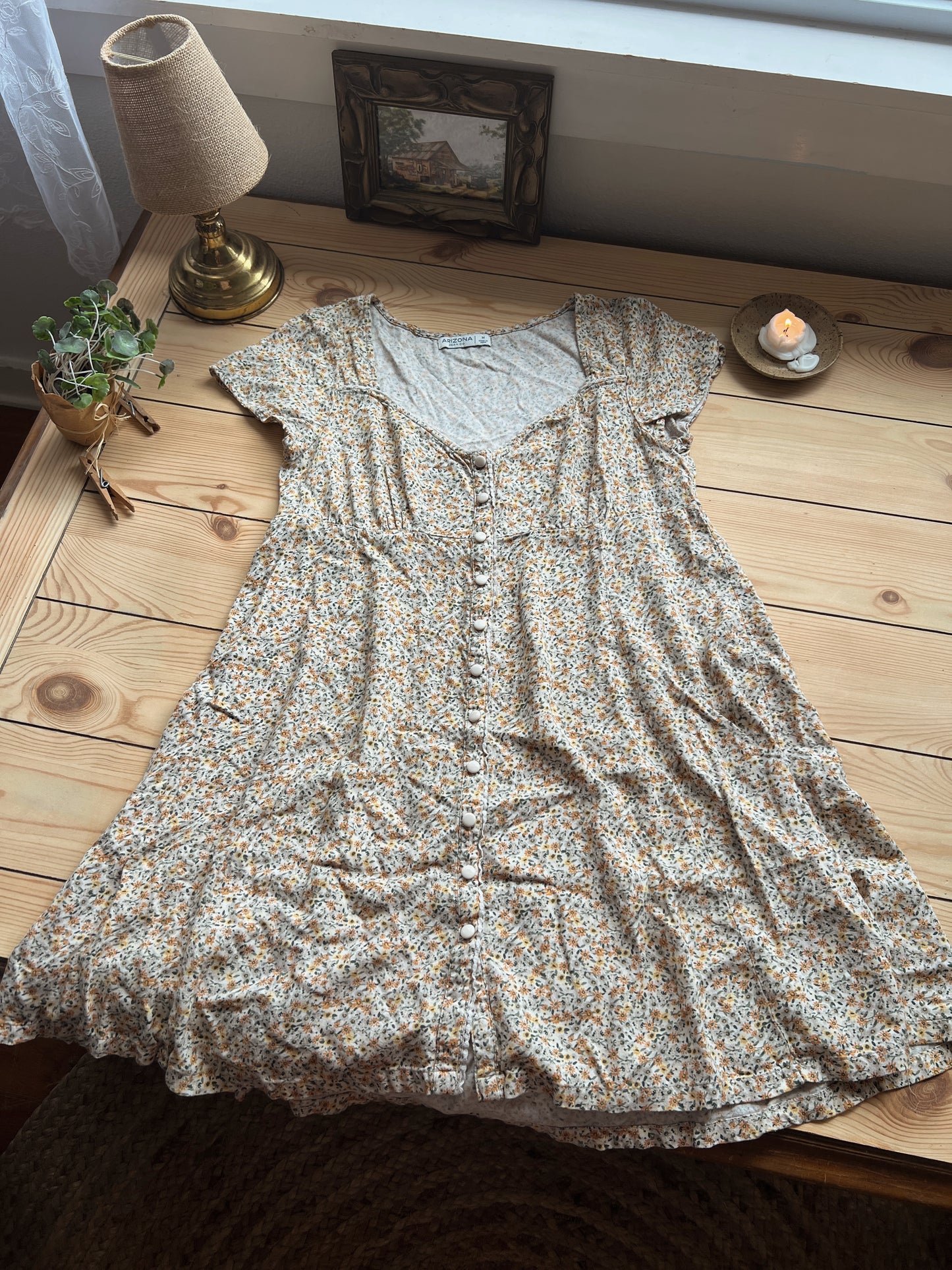 Floral Mini Dress (M)