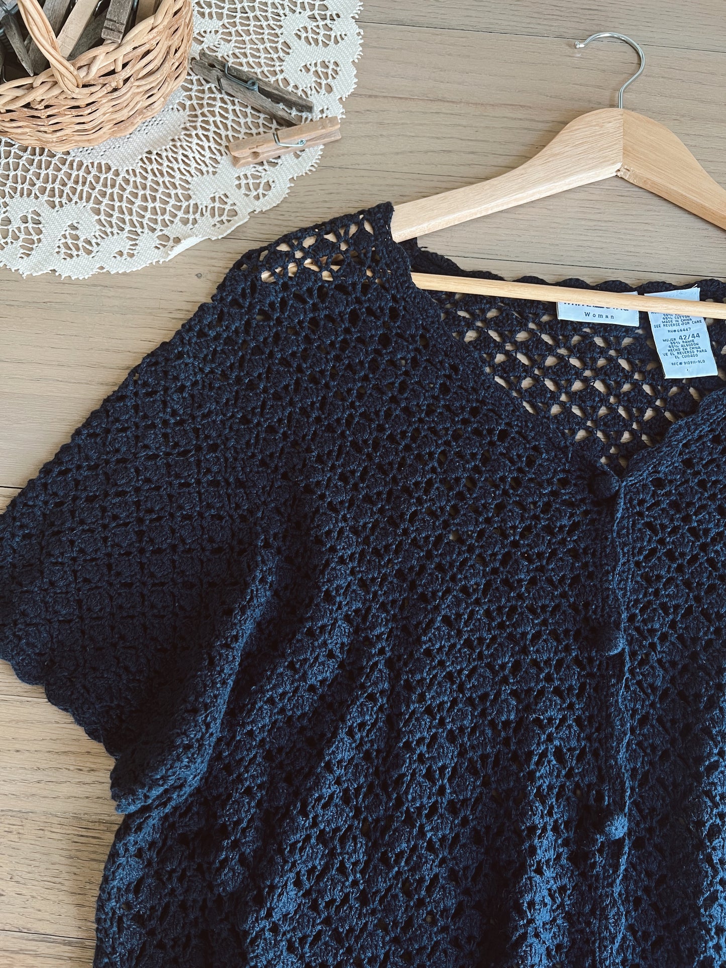 Vintage Knit Cardigan (2X)