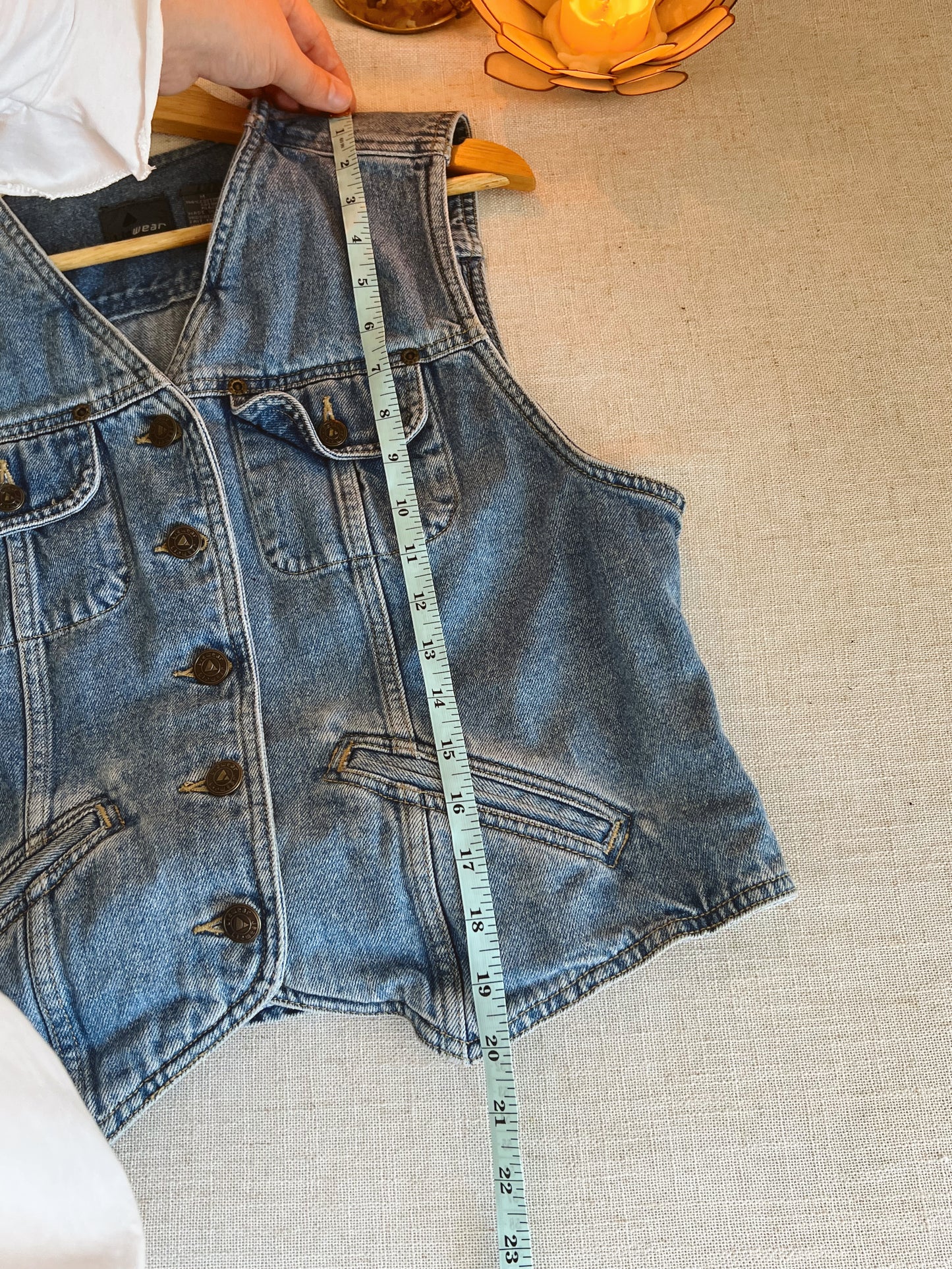 Vintage Denim Vest (M)