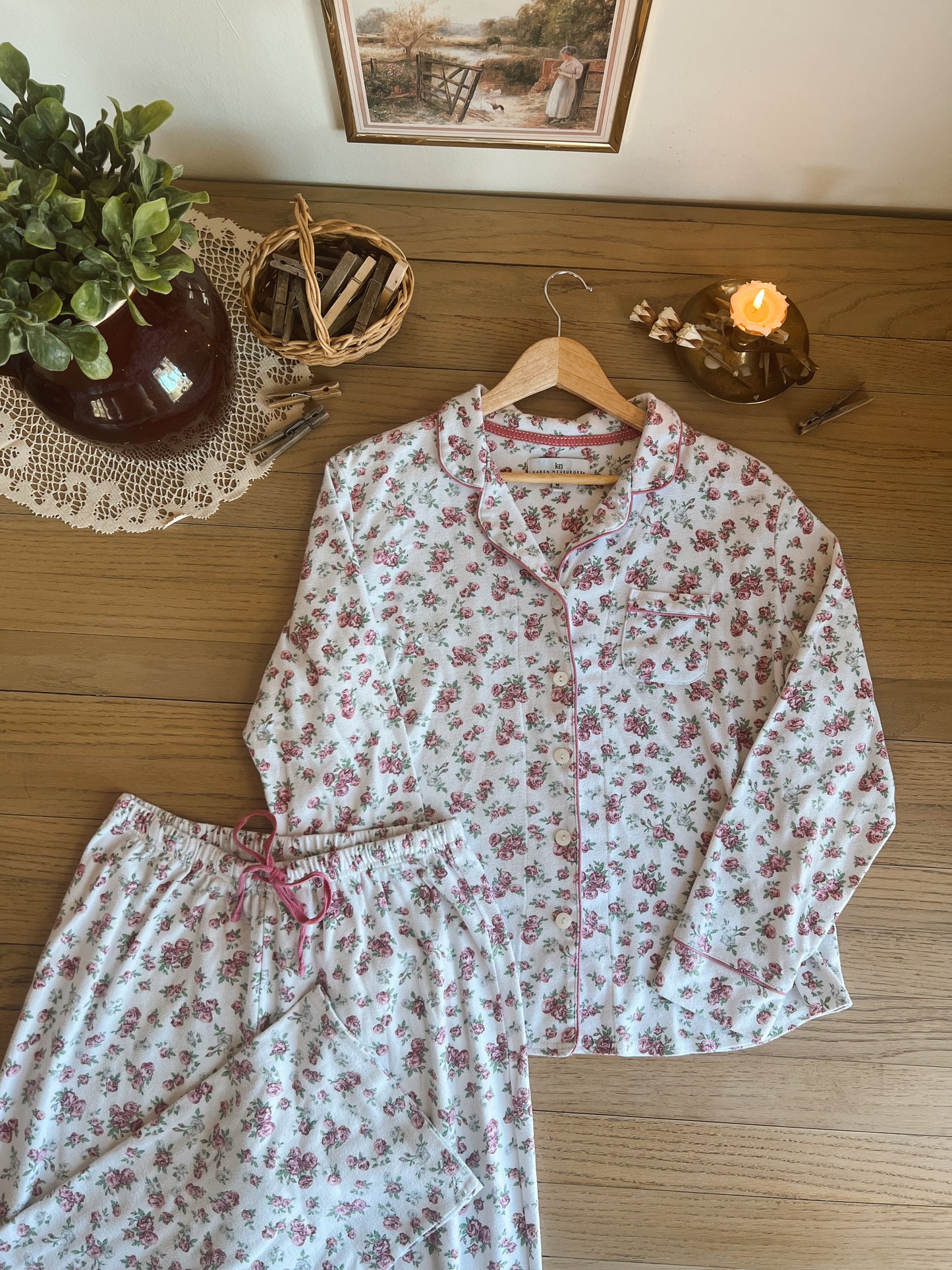 Vintage Floral Pj Set (M)
