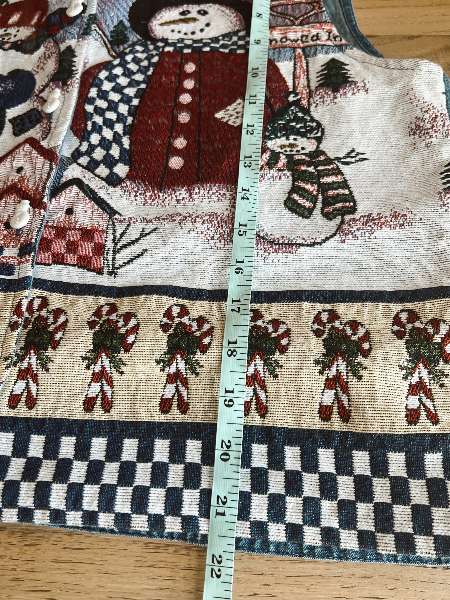 Vintage Christmas Vest (L)